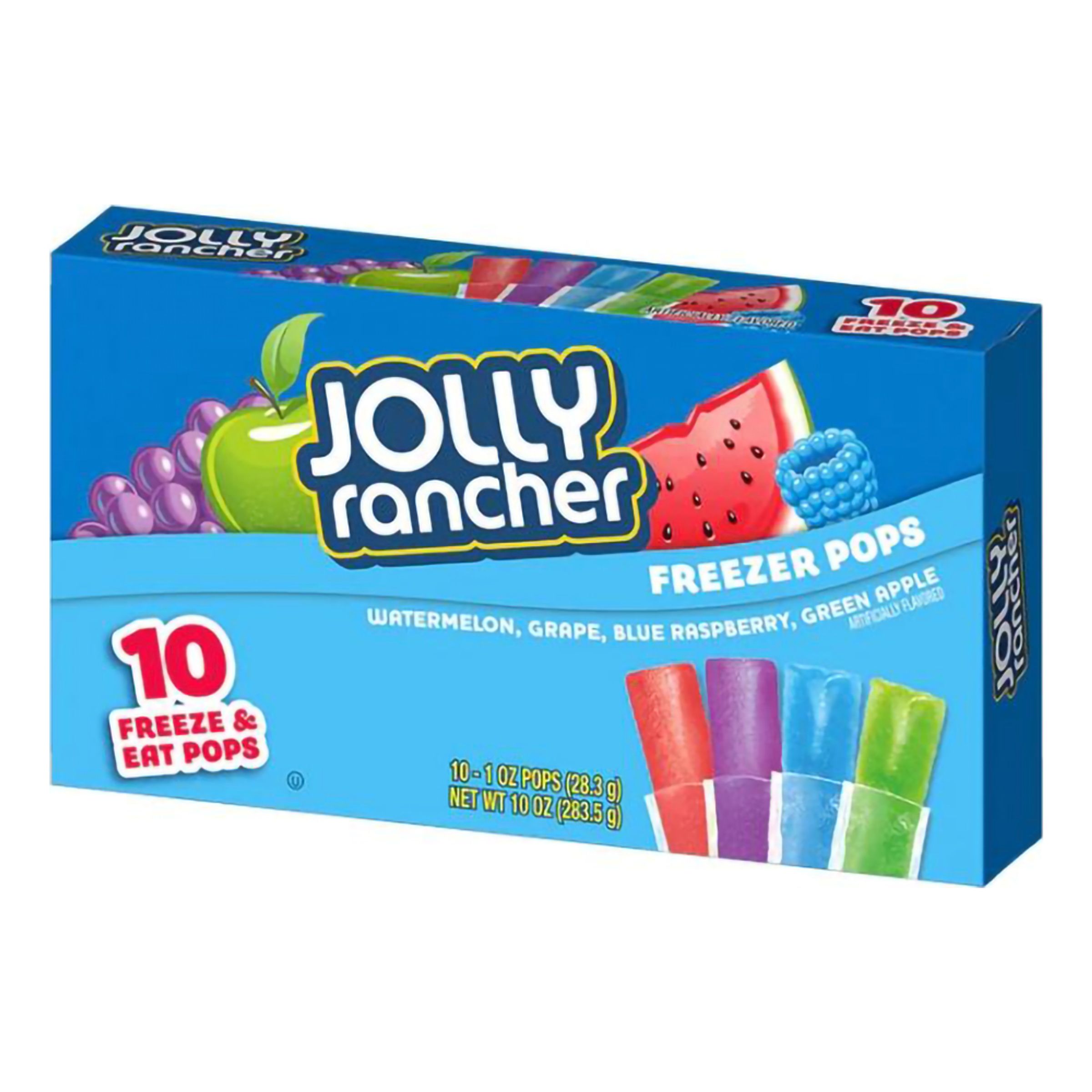 Jolly Rancher Freezer Pops Isglass - 10-pack