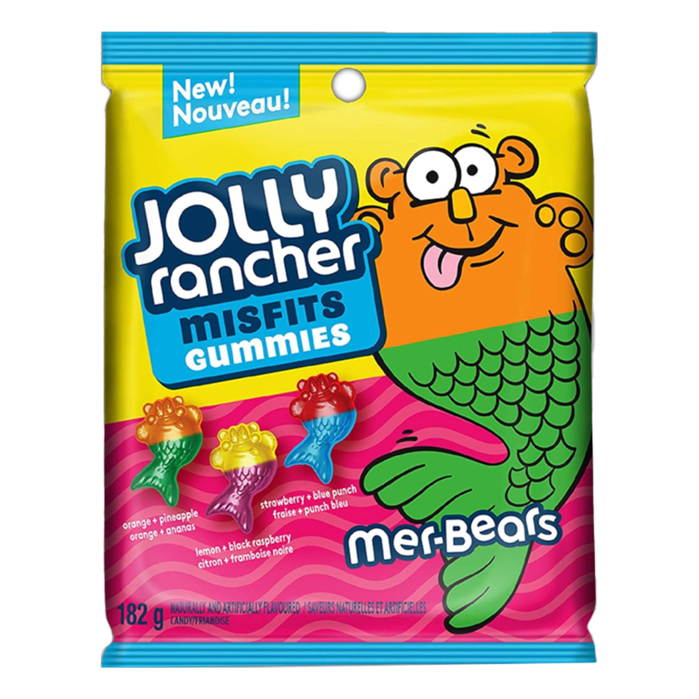 Jolly Rancher Misfits Gummies Assorted Mer-Bears - 182 gram