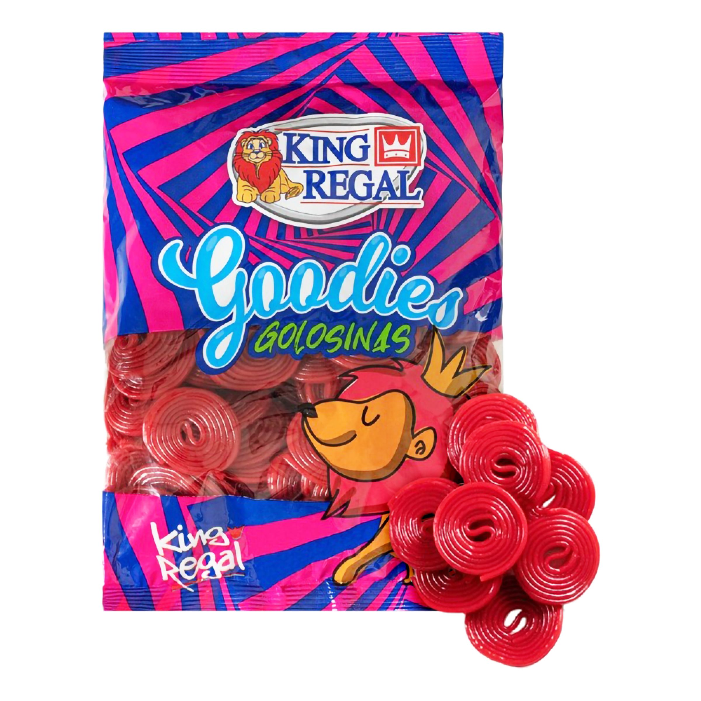 Jordgubbs Snurror Storpack - 1 kg | Hem - Godis & Läsk - Godis - Gelégodis | Party Outlet