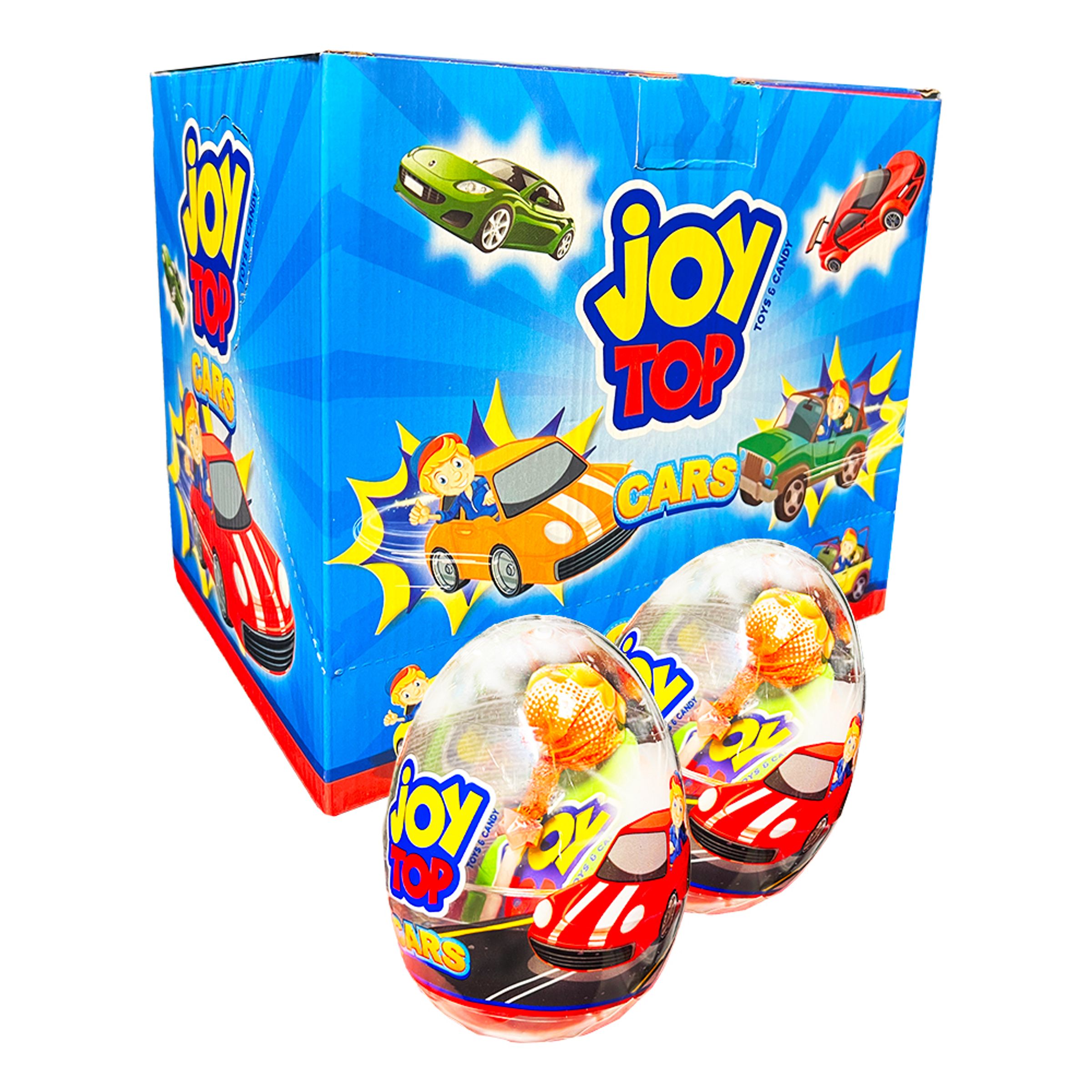 Joy Top Crystal Egg Cars Storpack - 12-pack