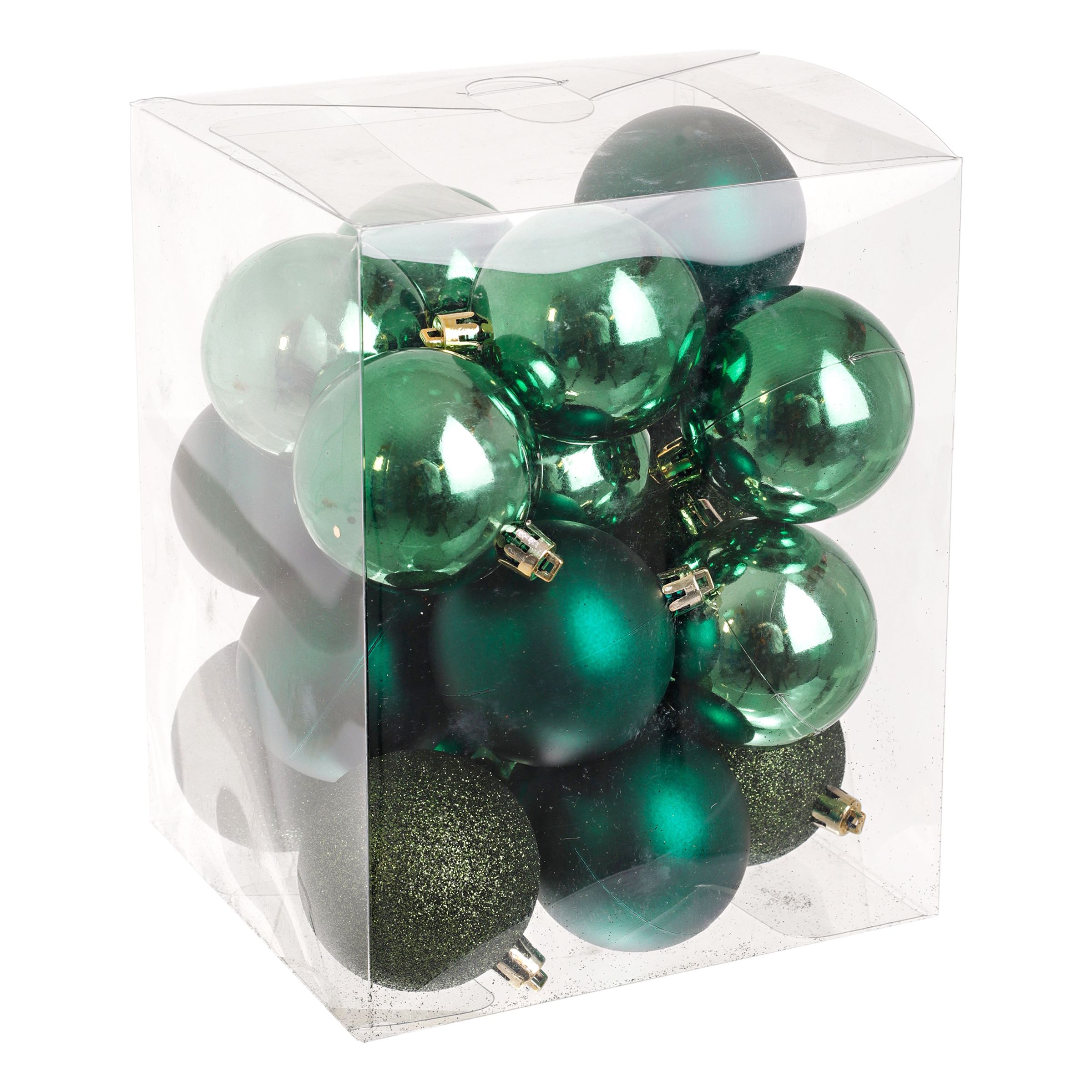 Julgranskulor Grön Mix - 20-pack | Hem - Teman - Färger - Grön | Party Outlet