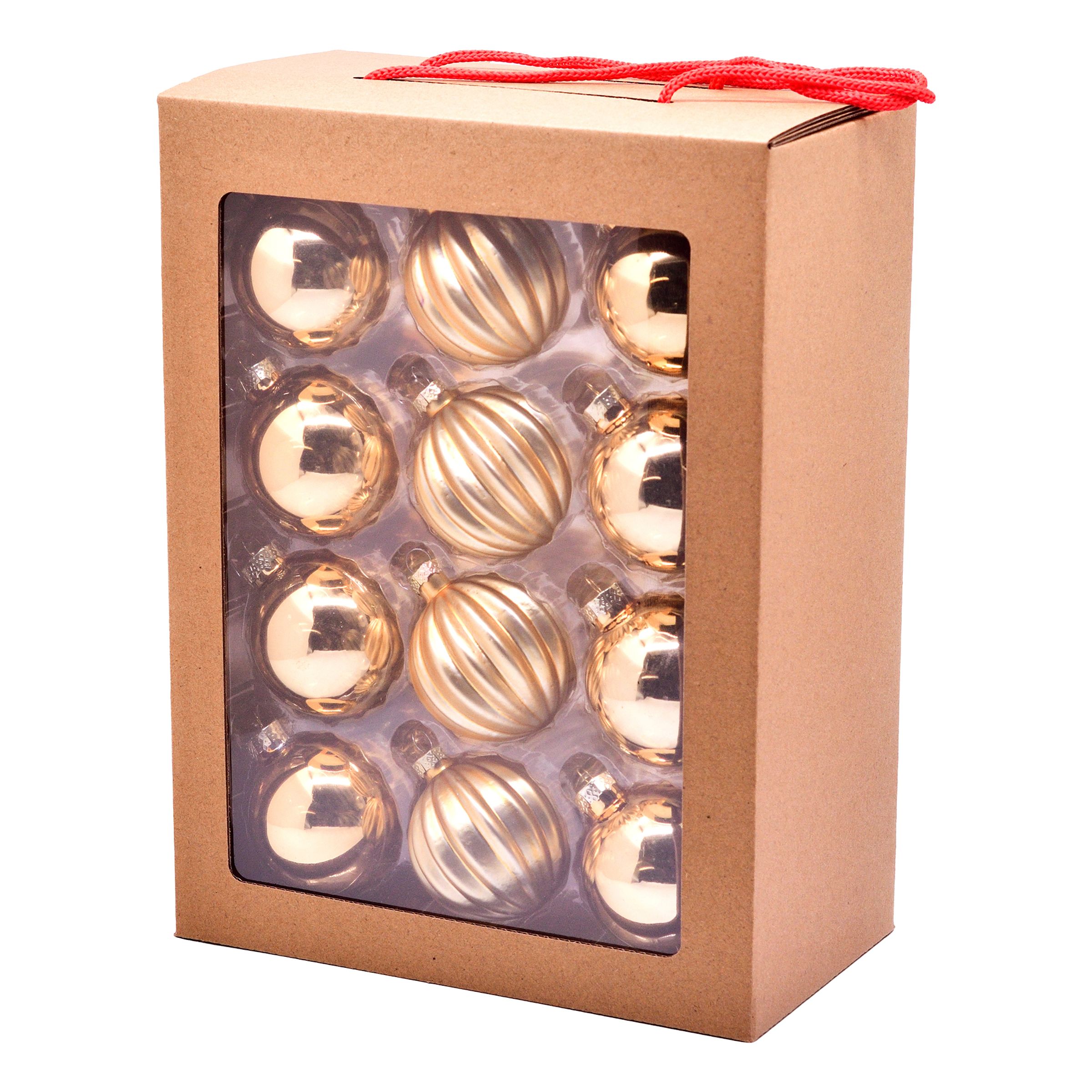 Julgranskulor Guld Mix - 24-pack | Hem - Teman - Färger - Guld | Pryloteket