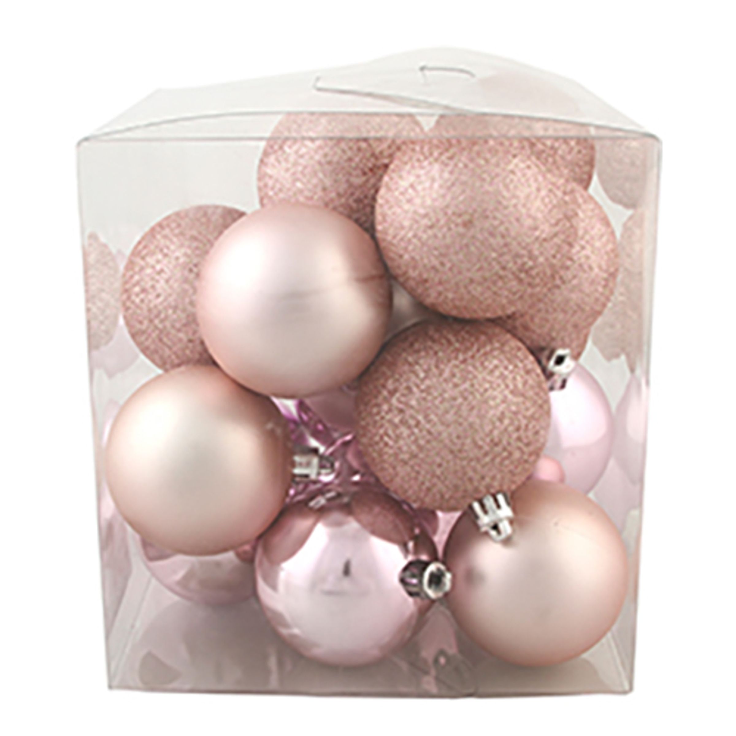 Julgranskulor Rosa Mix - 20-pack