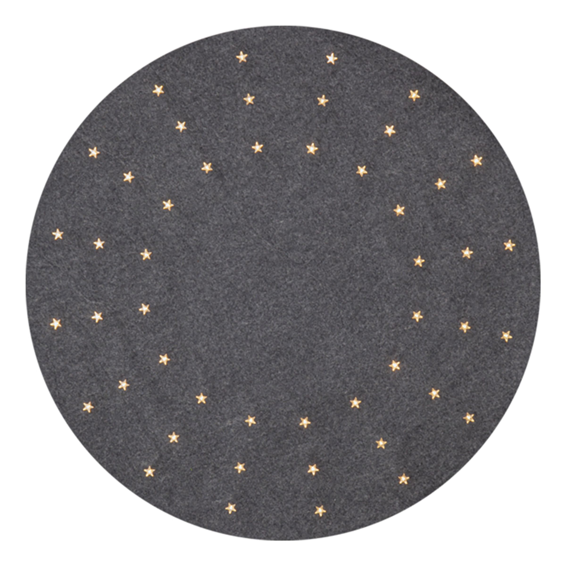 Läs mer om Julgransmatta Grå med LED-Stjärnor