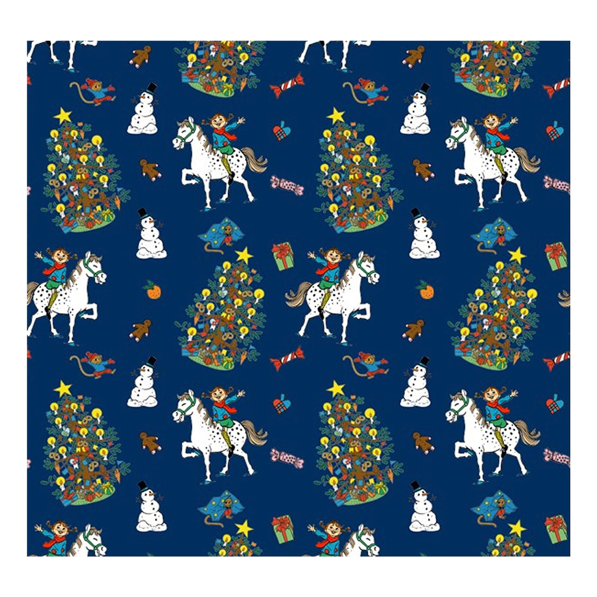 Julpapper Pippi Långstrump | Hem - Festartiklar - Presentinslagning | Party Outlet