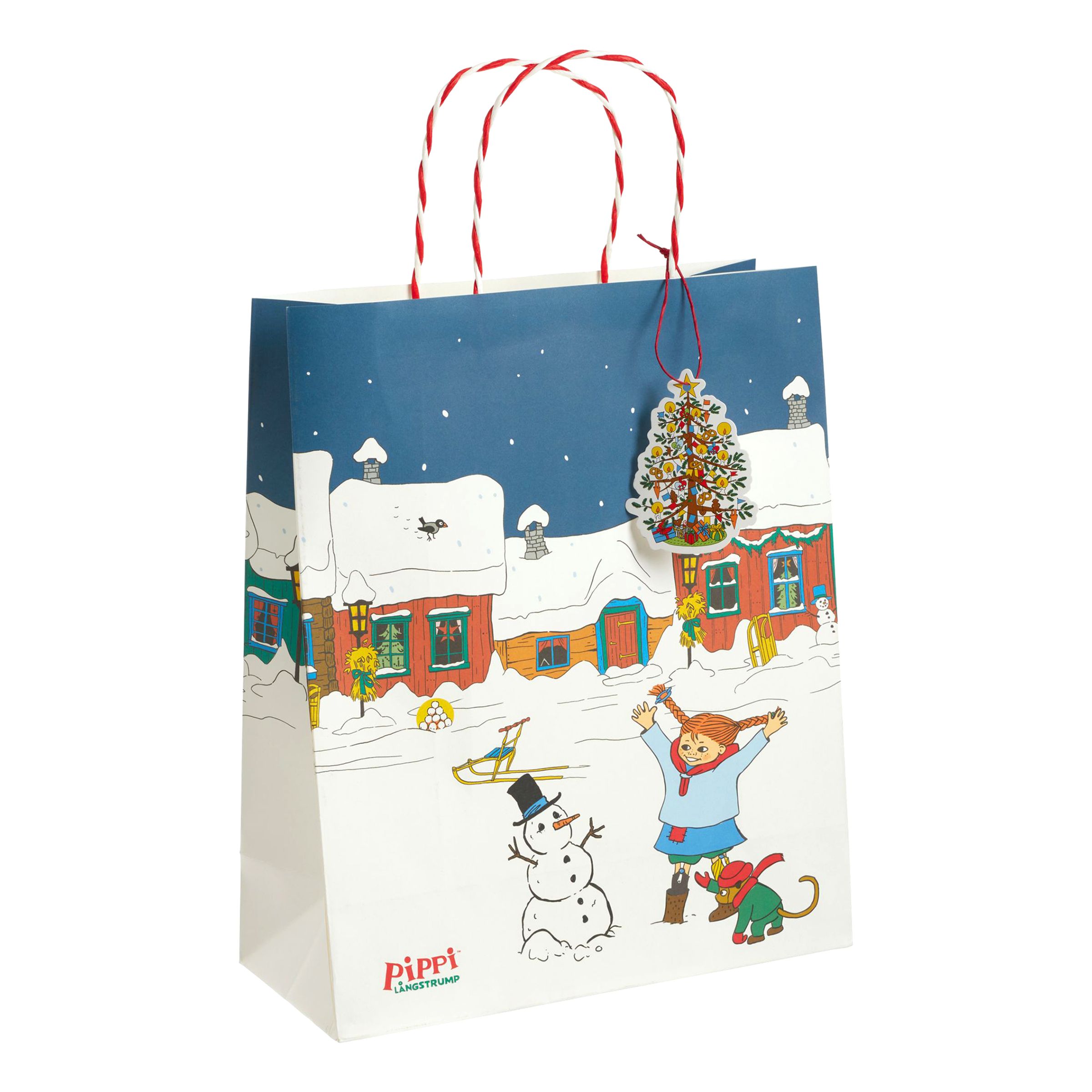 Julpåse Pippi Långstrump - Stor | Hem - Festartiklar - Presentinslagning | Pryloteket