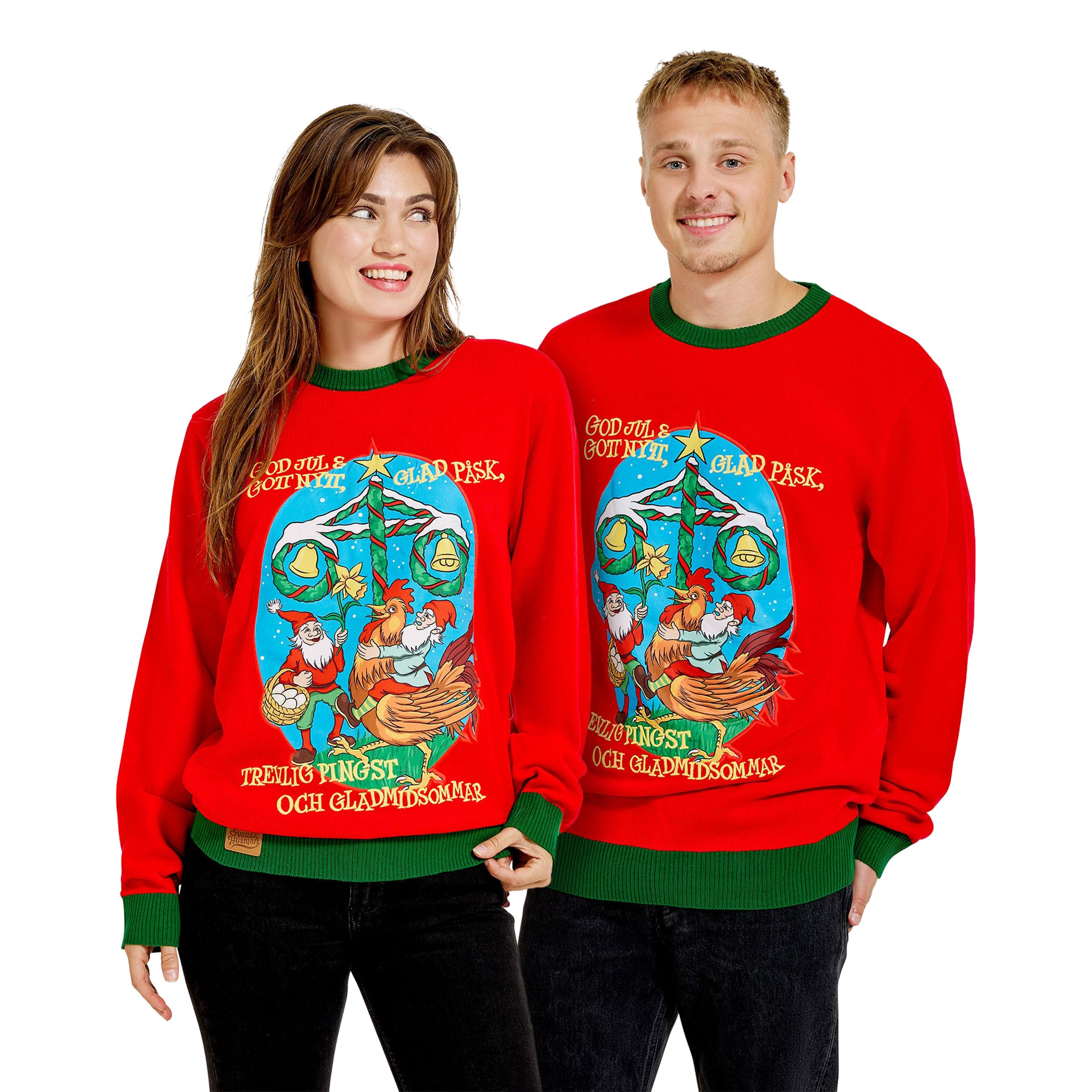 Jultröja Högtid & Tradition - XX-Large | Hem - Teman - Färger - Röd | Party Outlet