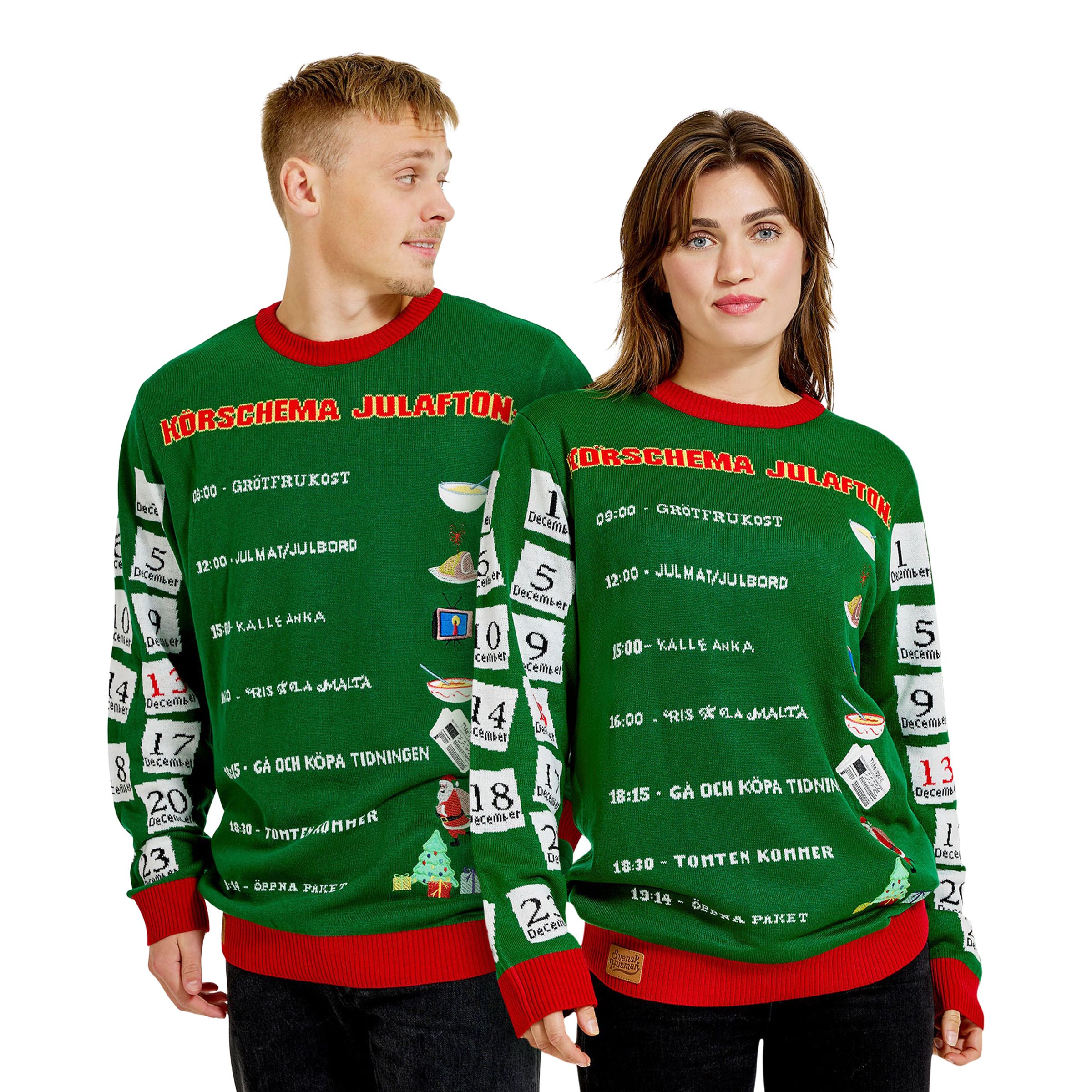 Jultröja Körschema Julafton - Small | Hem - Teman - Presenter - Present till Pappa | Pryloteket