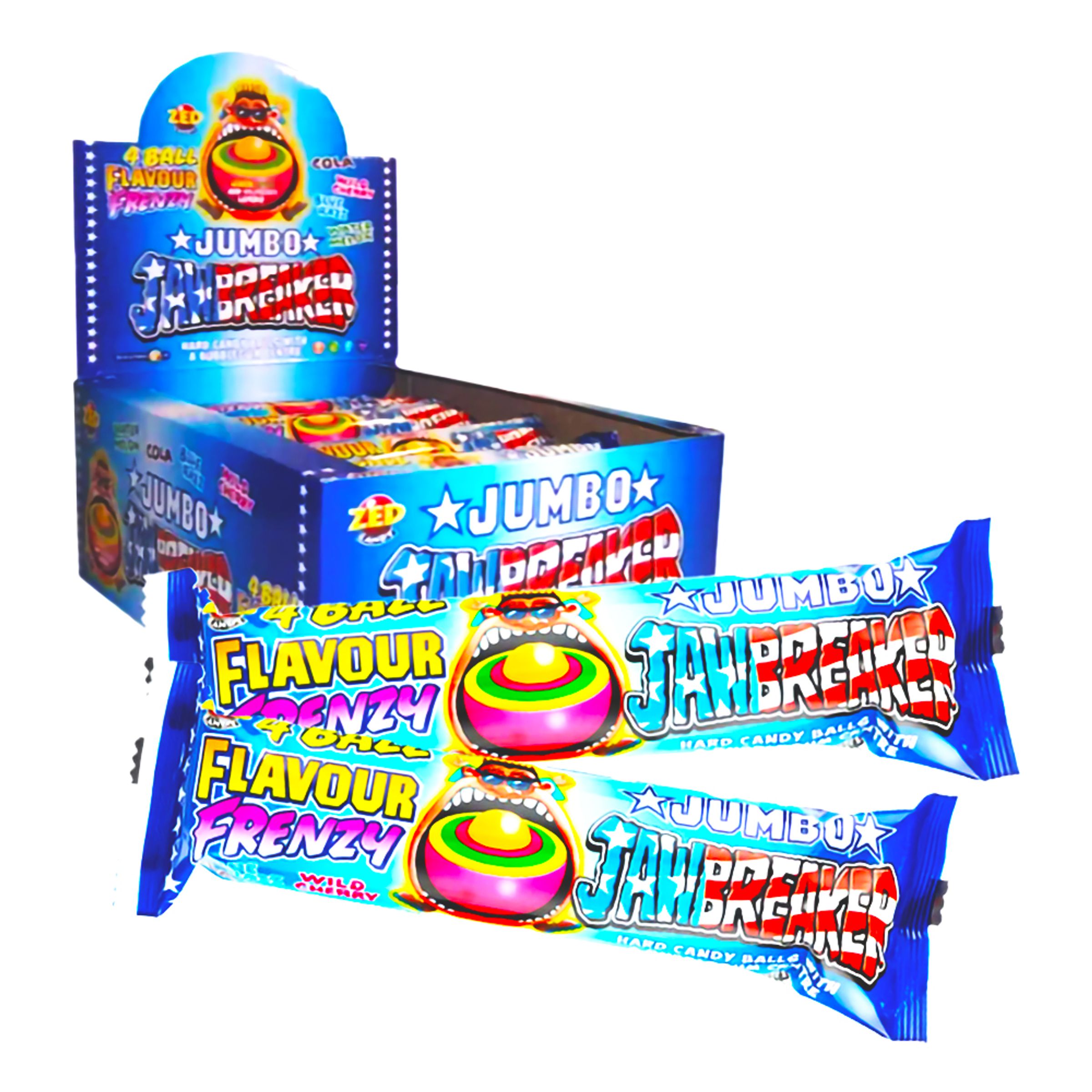 Jumbo Jawbreaker USA 4-ball Storpack - 20-pack