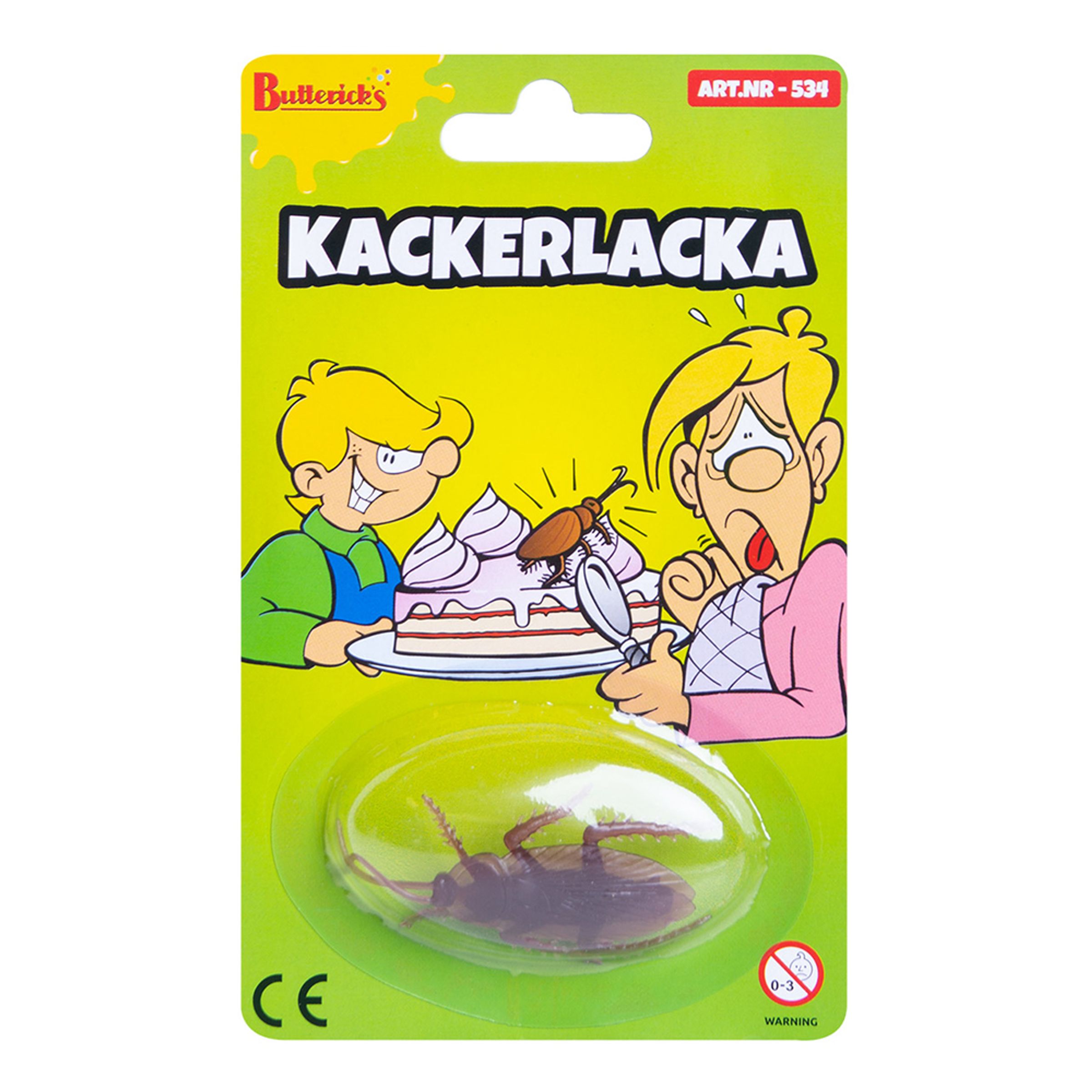 Buttericks Kackerlacka Skämtartikel | Hem - Roliga Prylar - Skämtartiklar & Pranks - Pranks | Pryloteket