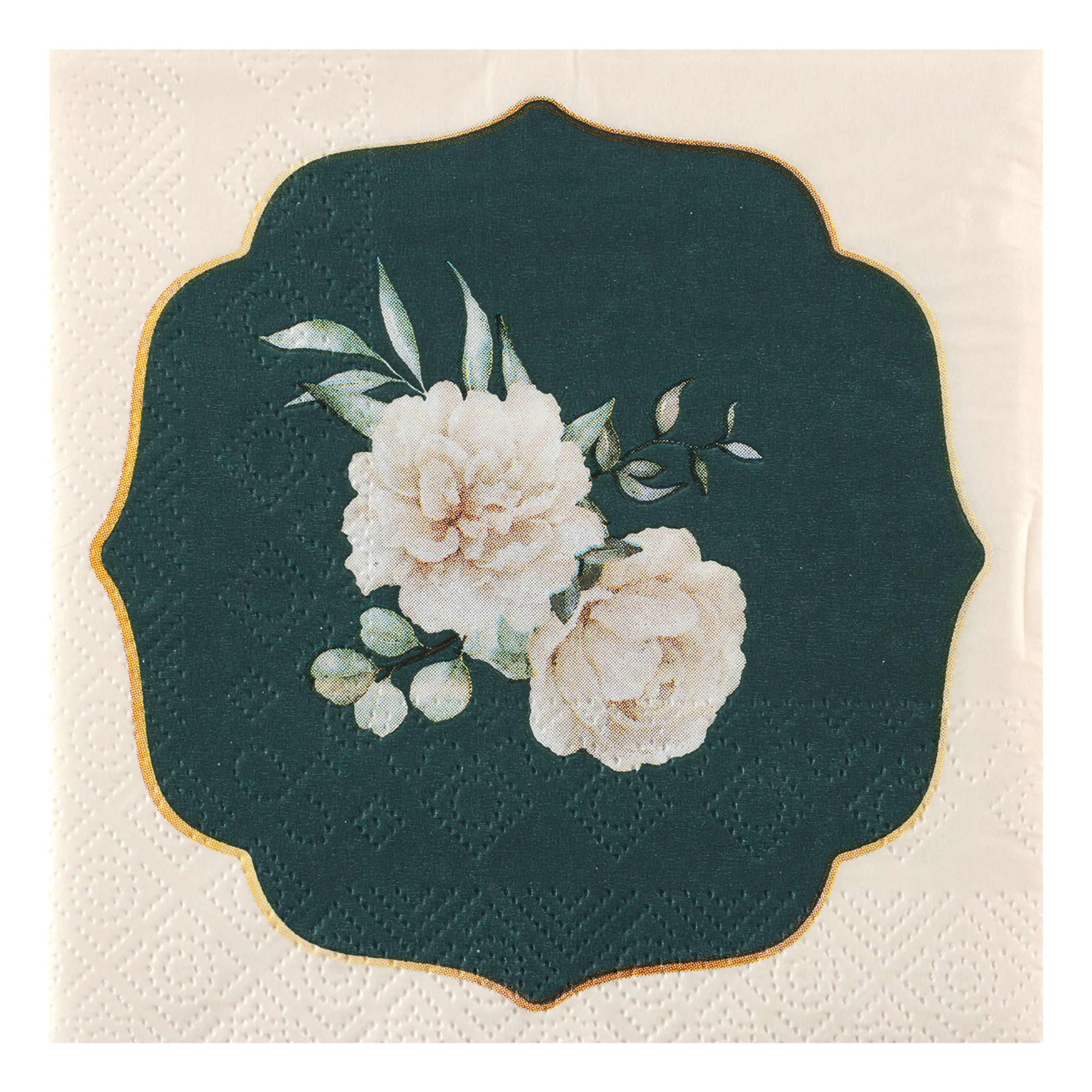 Kaffeservetter Eucalyptus - 12-pack | Hem - Festartiklar - Dukning - Servetter | Pryloteket