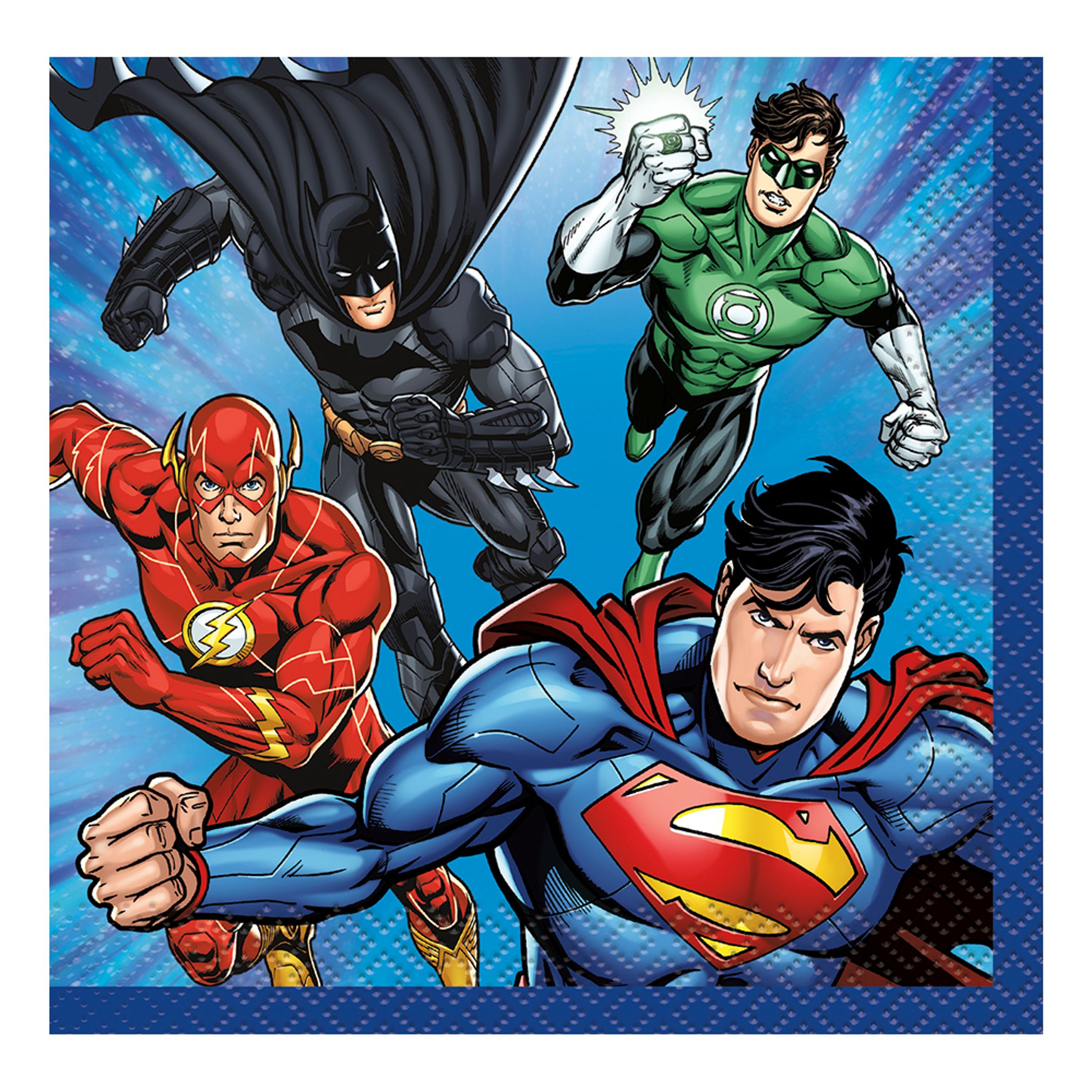 Läs mer om Kaffeservetter Justice League - 16-pack