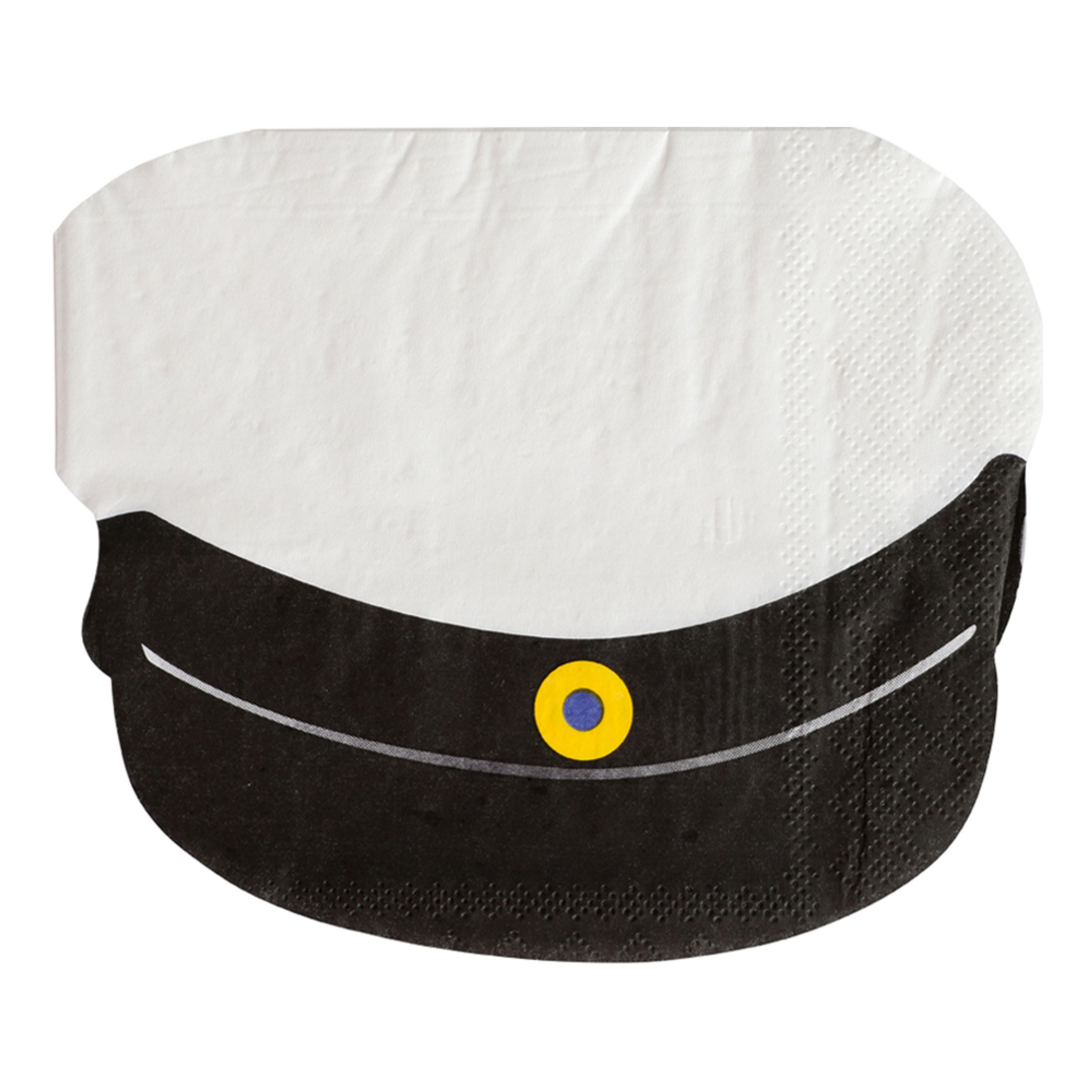 Kaffeservetter Studentmössa Stansade - 16-pack | Hem - Festartiklar - Dukning - Servetter | Pryloteket