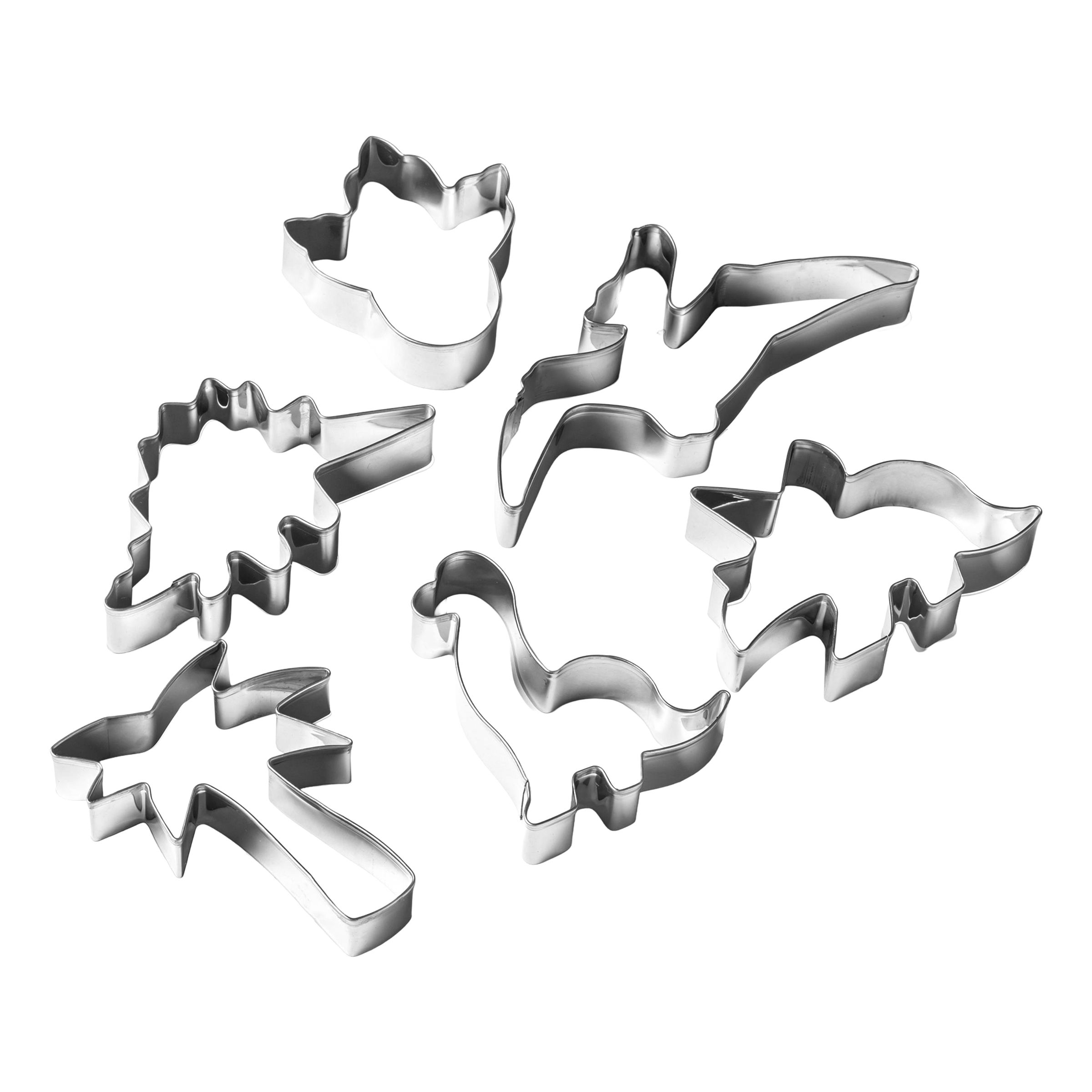 Kakformar Dinosaurier - 6-pack | Hem - Festartiklar - Bakning - Bakformar | Pryloteket