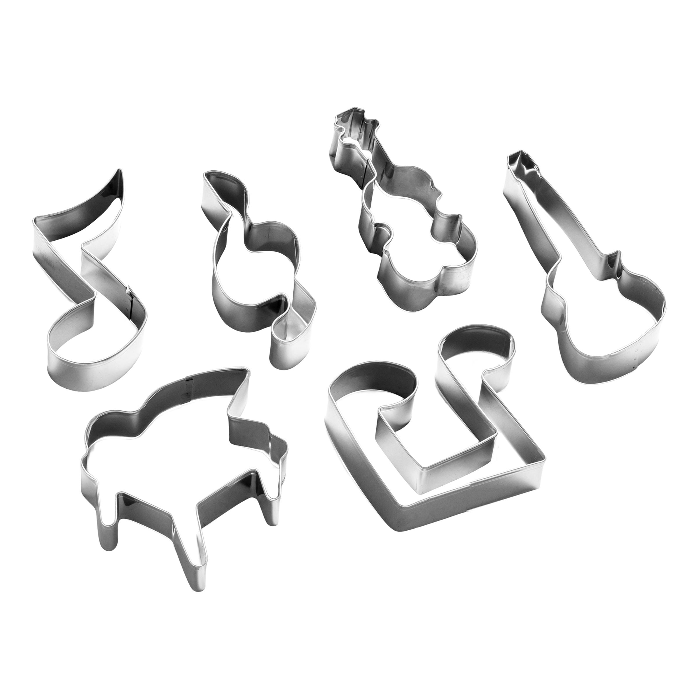 Kakformar Musik - 6-pack | Hem - Festartiklar - Bakning - Bakformar | Pryloteket