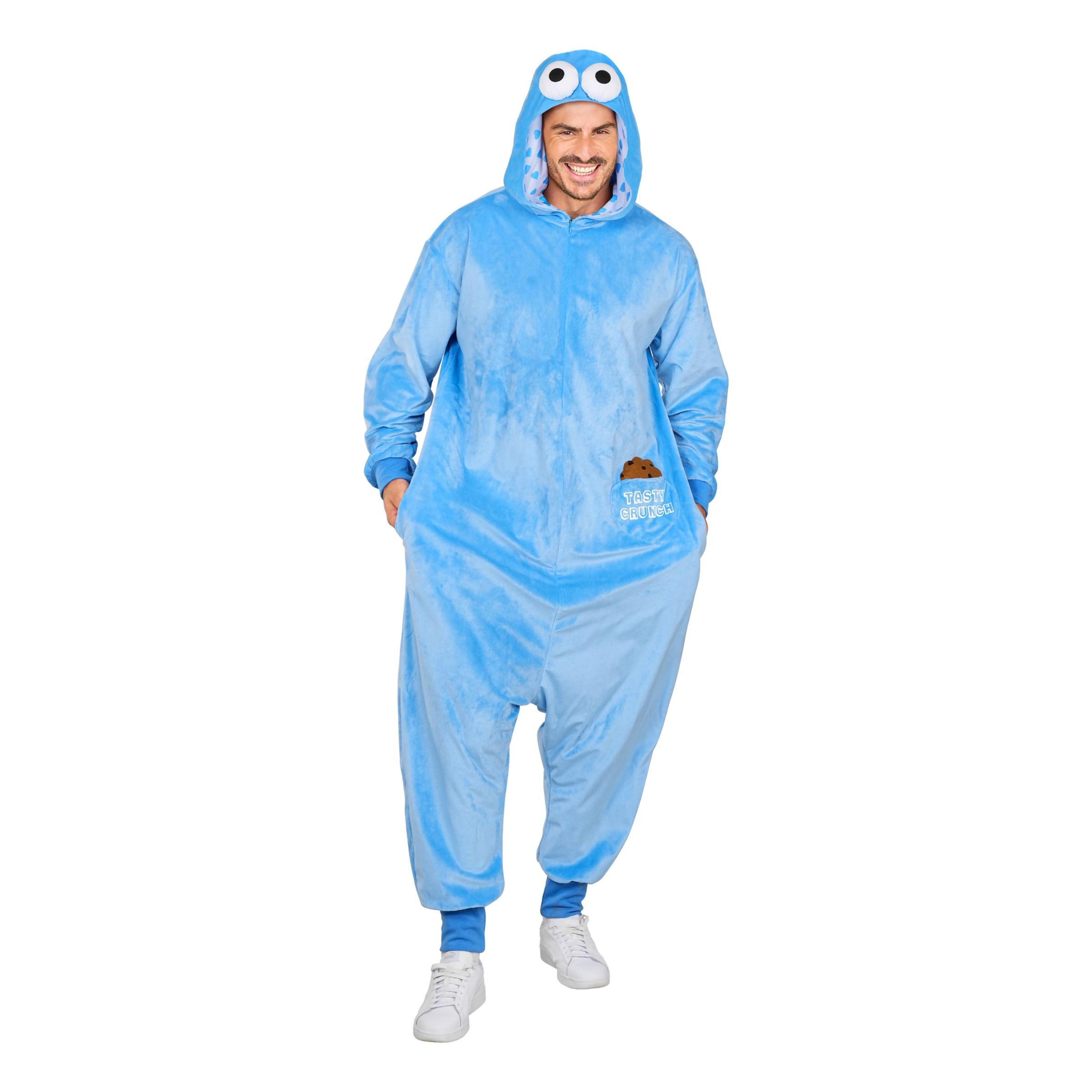 Kakmonster Blå Onesie Maskeraddräkt - XX-Large | Hem - Maskerad - Maskeraddräkter - Damdräkter | Party Outlet
