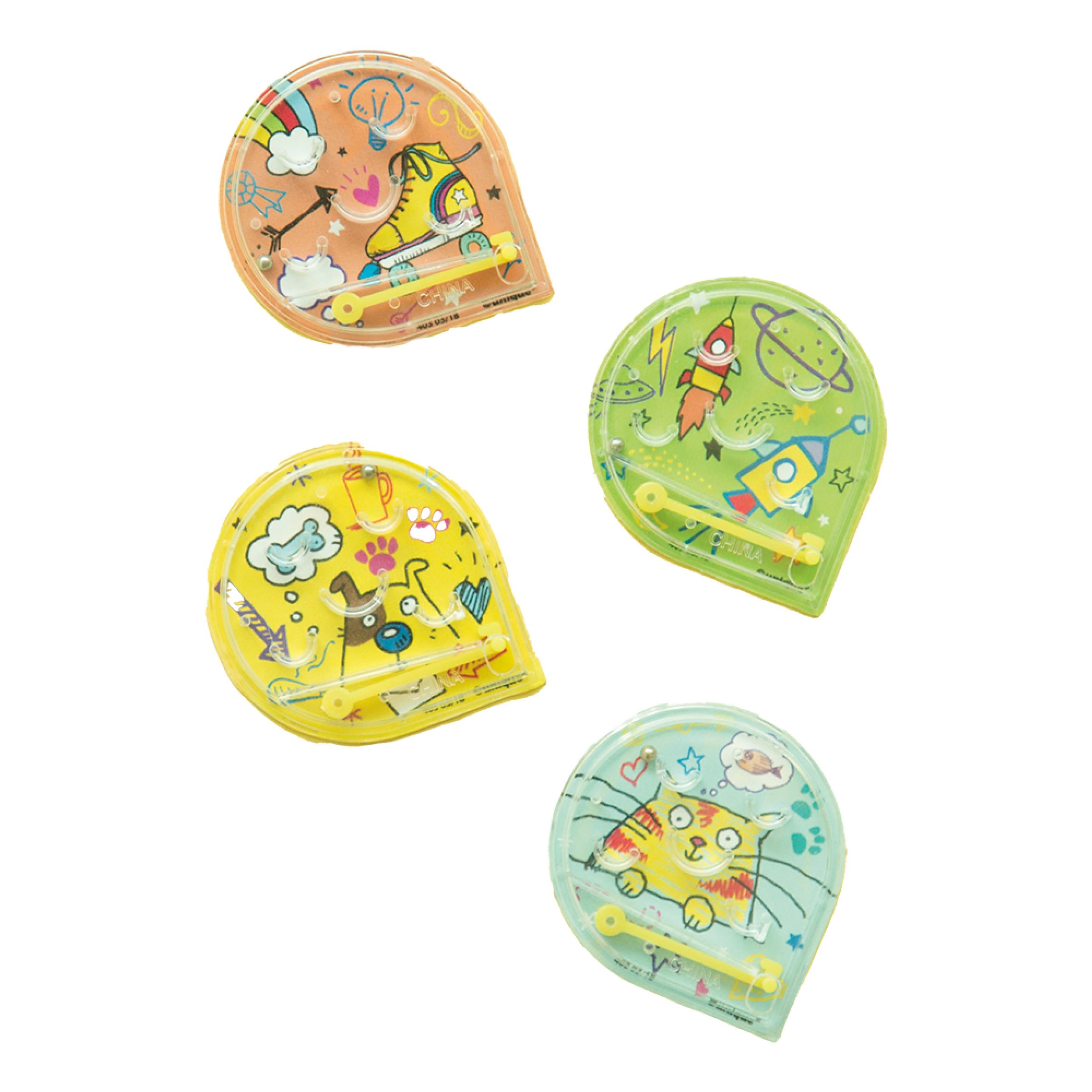 Kalasleksaker Flipperspel - 4-pack | Hem - Roliga Prylar - Spel & Lek - Leksaker | Pryloteket