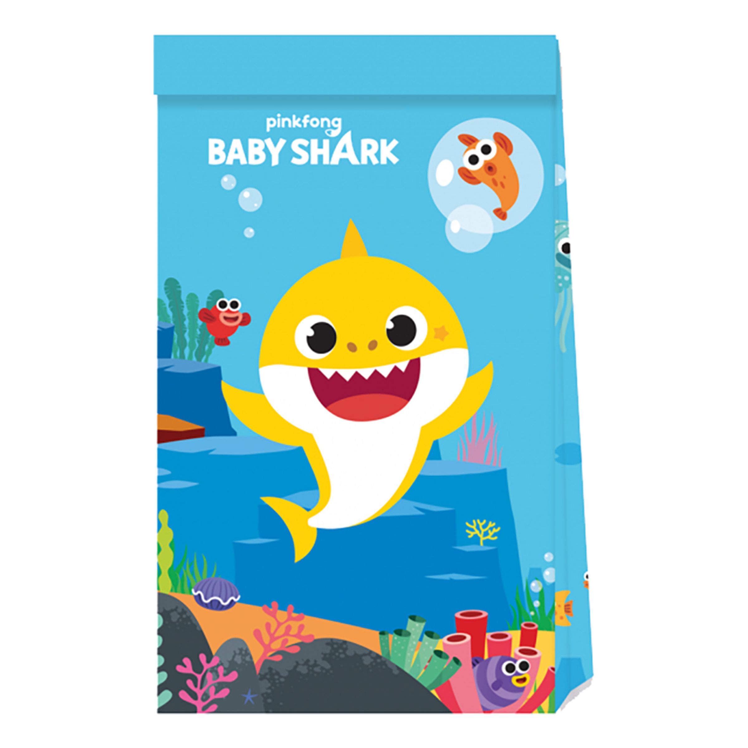Läs mer om Kalaspåsar Baby Shark - 4-pack