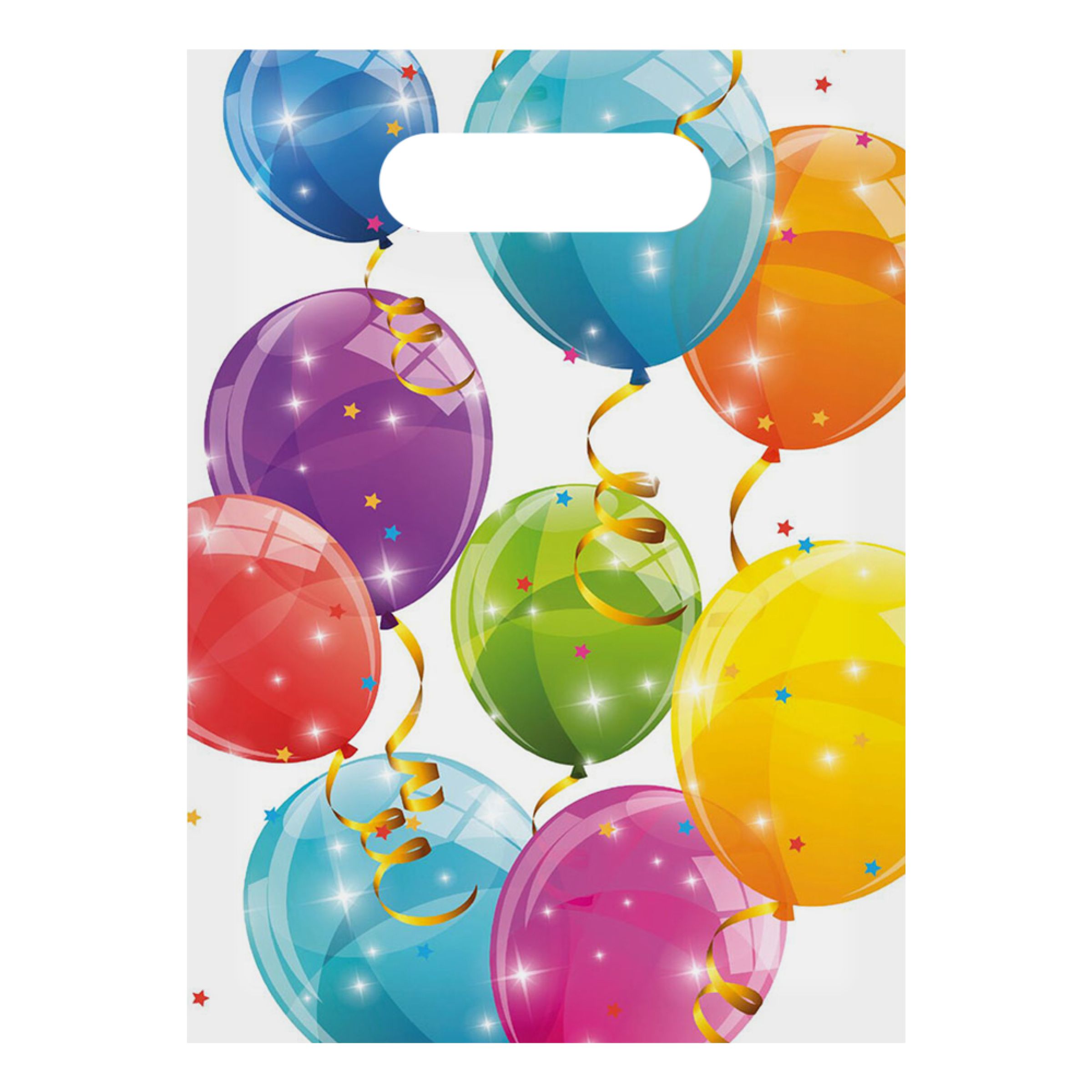 Festposer Balloner Skinnende - 6-stk