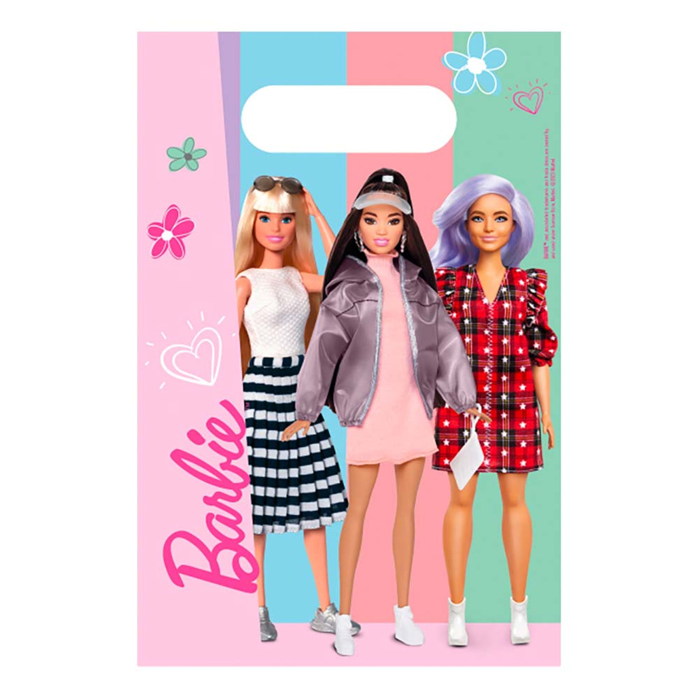 Läs mer om Kalaspåsar Barbie - 8-pack