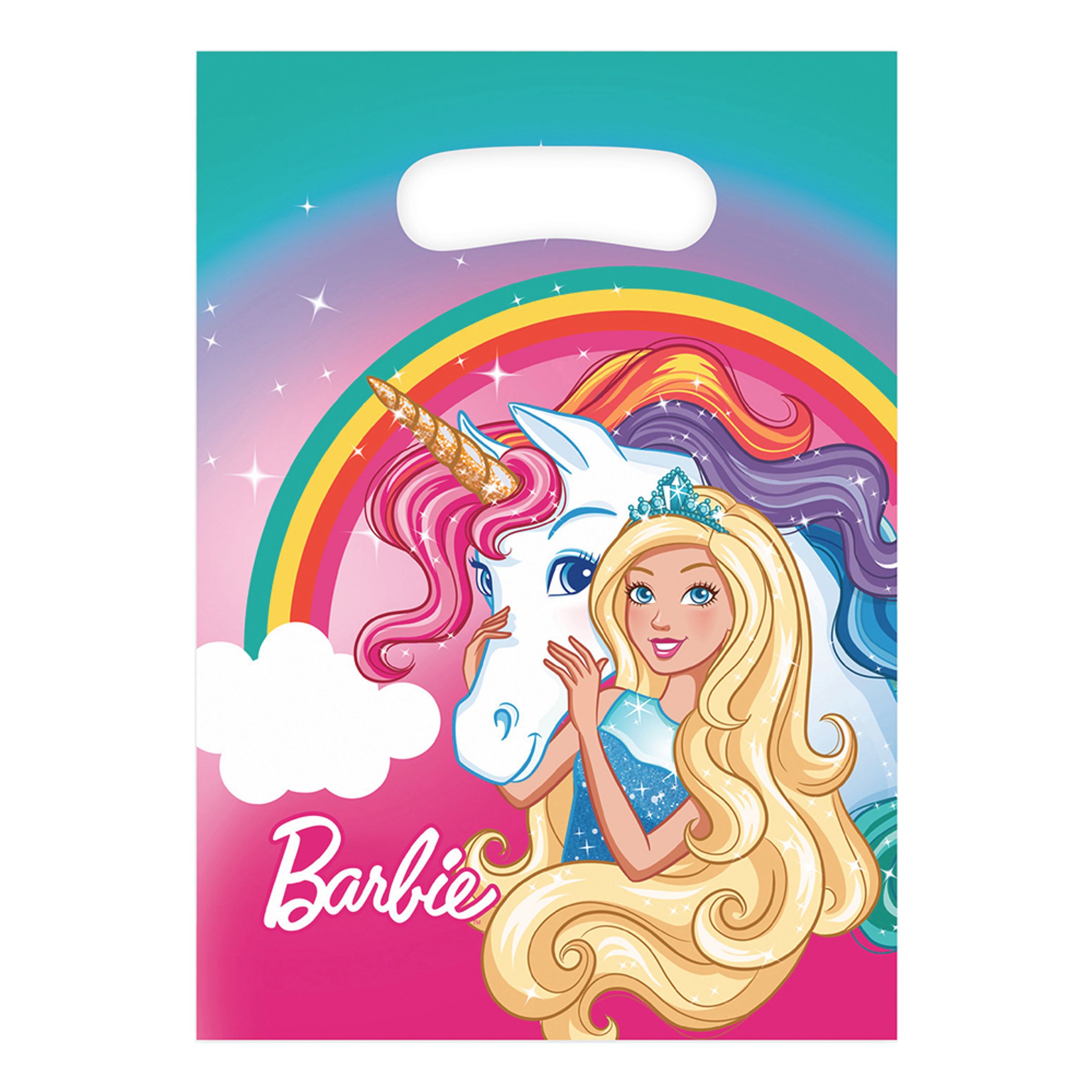 Läs mer om Kalaspåsar Barbie Dreamtopia - 8-pack