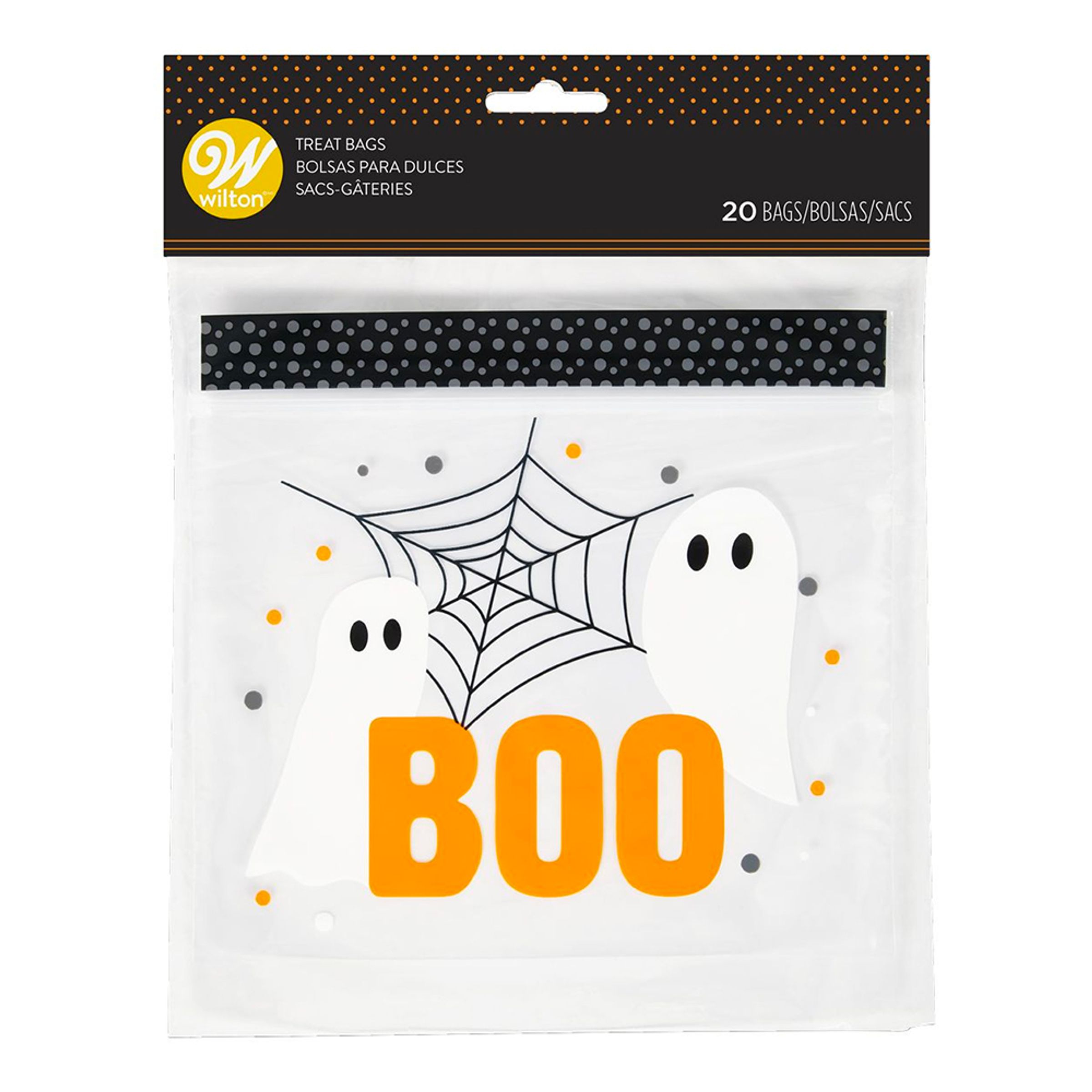 Kalaspåsar Boo Halloween - 20-pack