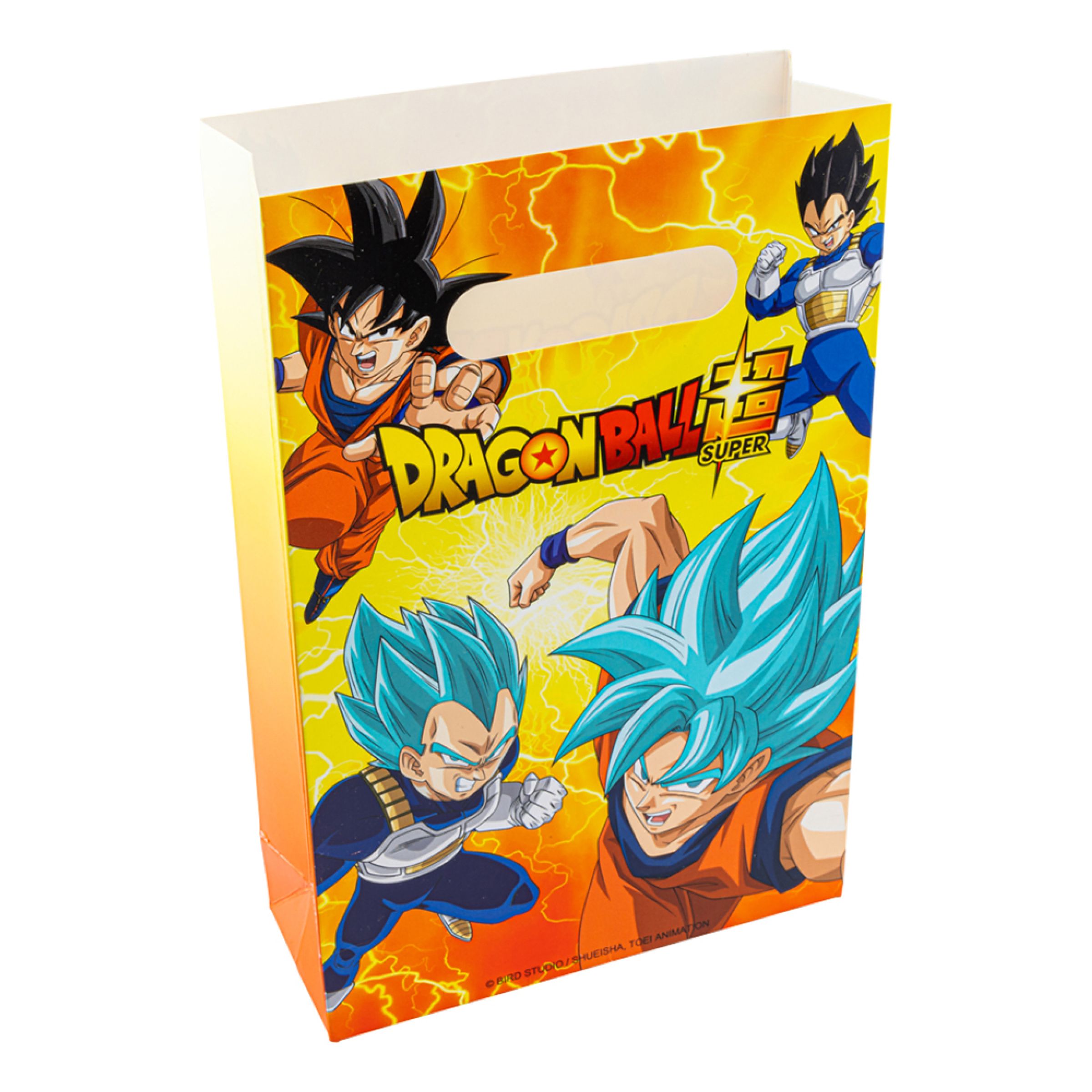 Kalaspåsar Dragon Ball Super - 4-pack | Hem - Festartiklar - Kalastillbehör - Kalaspåsar | Maskeradspecialisten