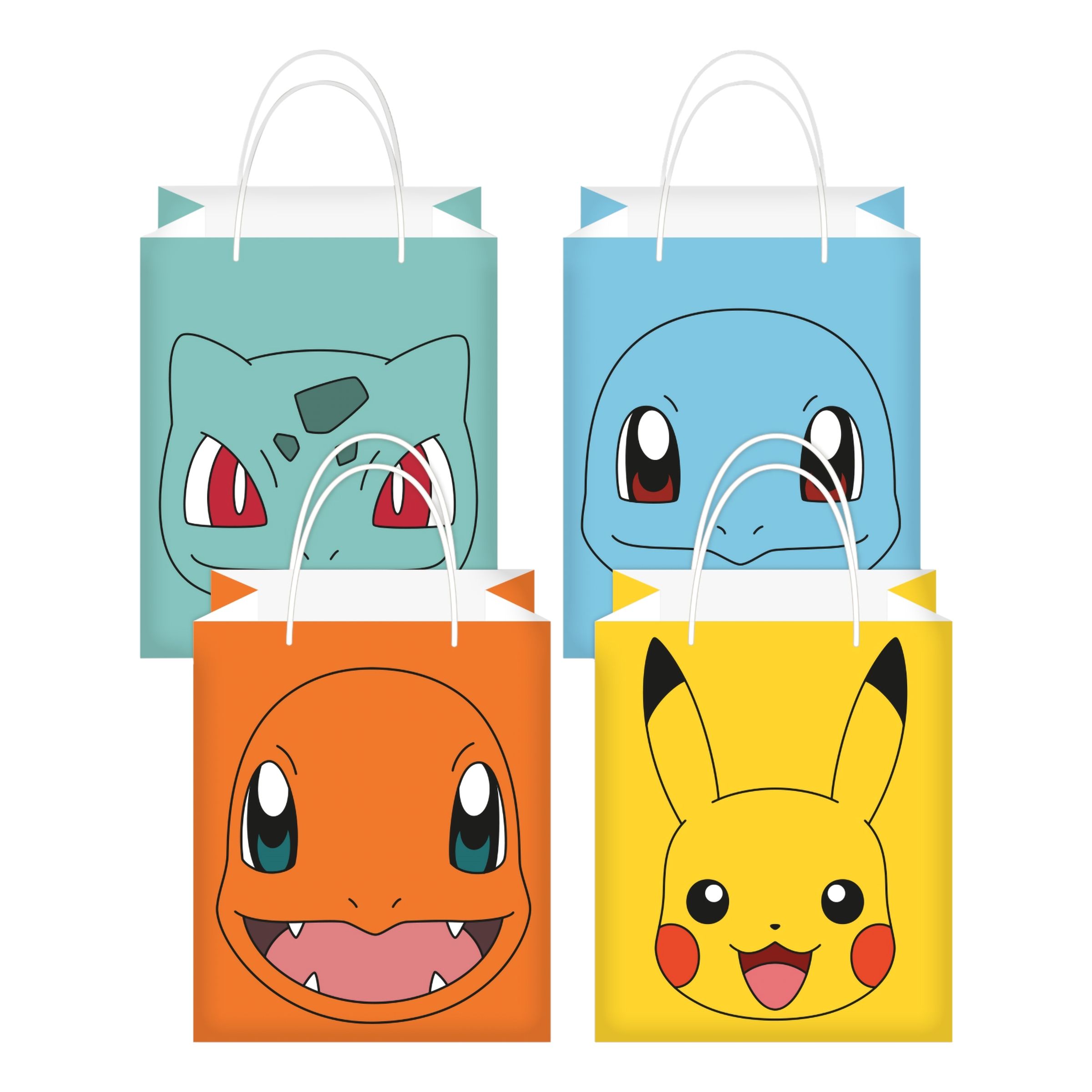 Kalaspåsar Pokémon - 8-pack | Hem//Festartiklar//Kalastillbehör//Kalaspåsar | PartyOutlet