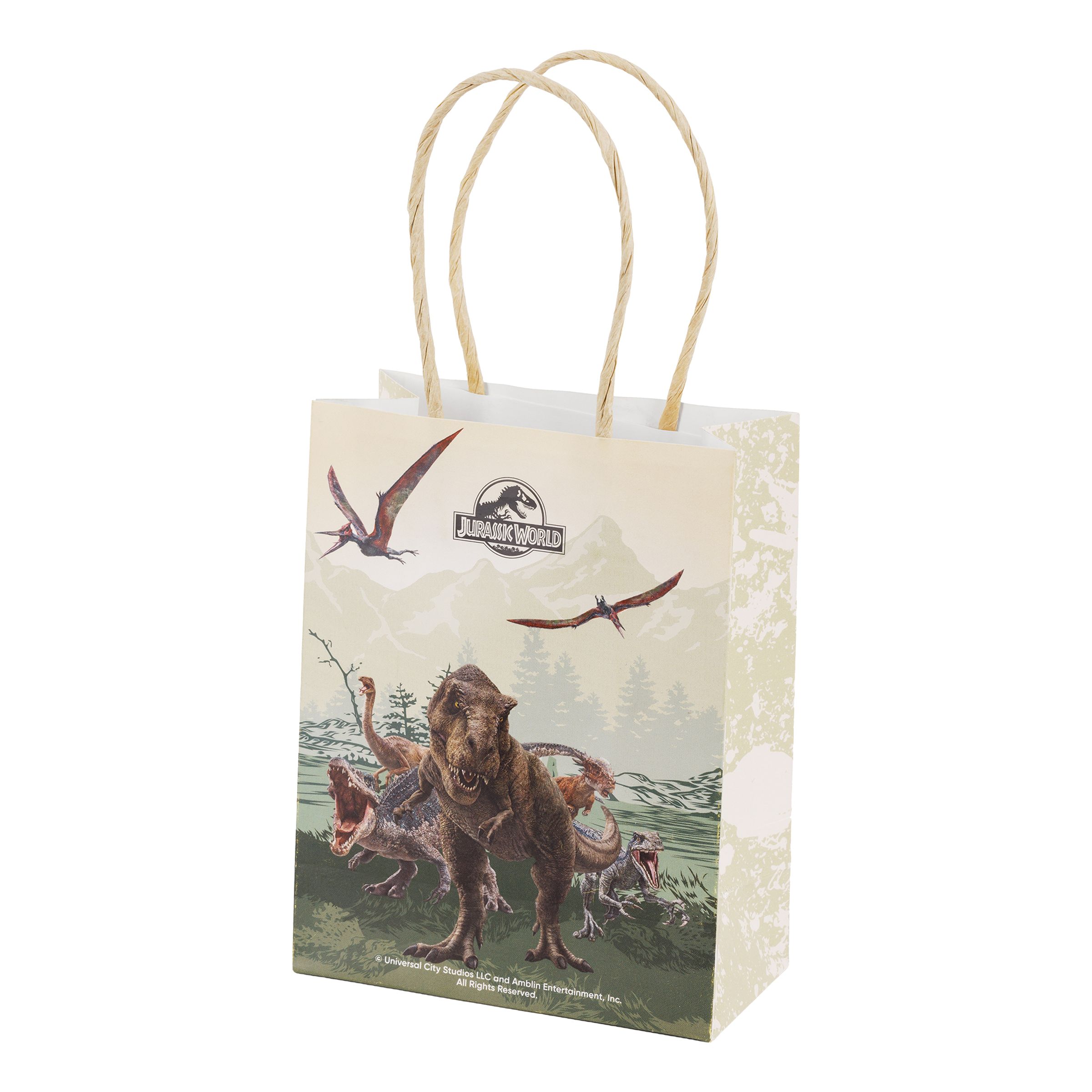 Kalaspåsar Jurassic World - 6-pack | Hem - Festartiklar - Kalastillbehör - Kalaspåsar | Pryloteket