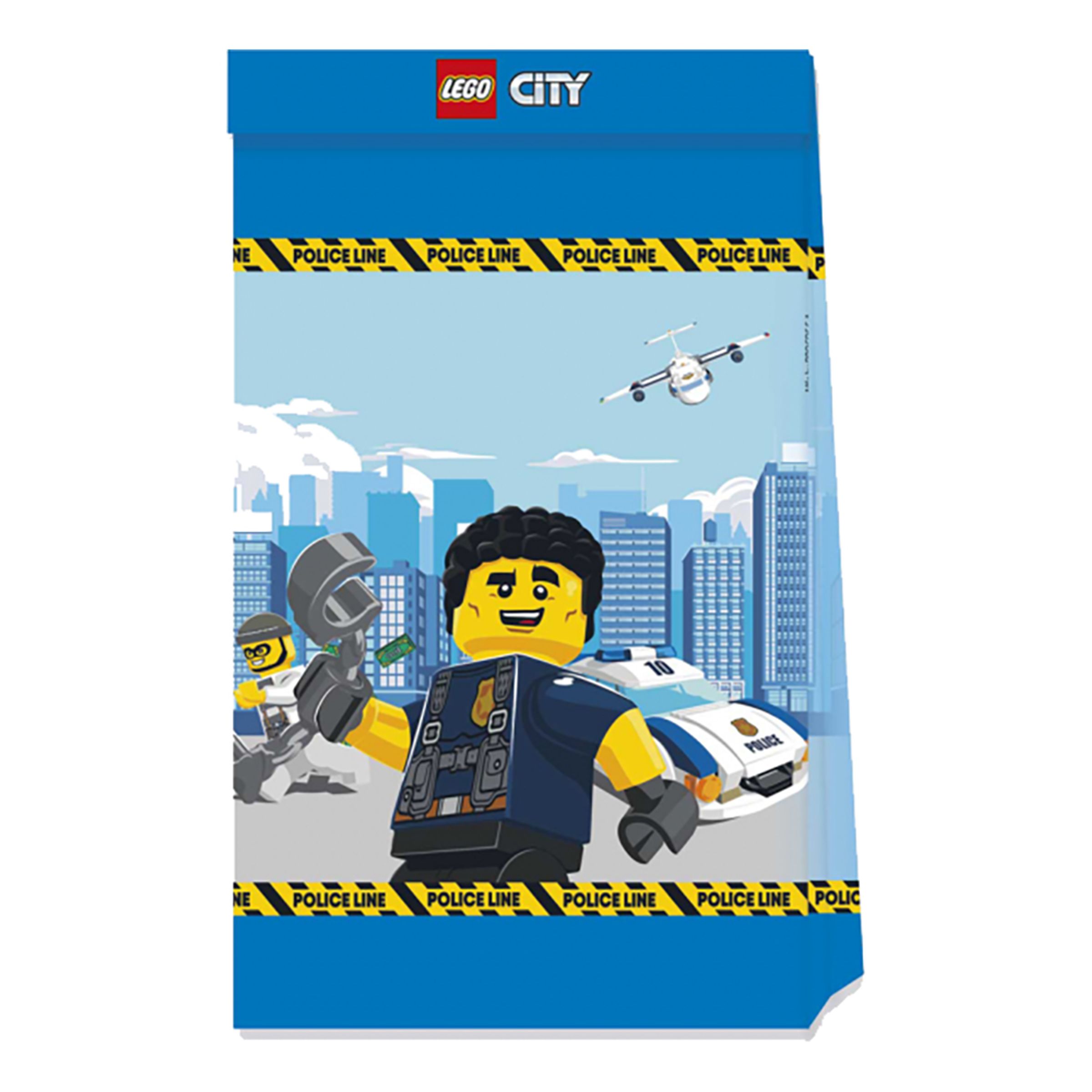 Läs mer om Kalaspåsar Lego City Blå - 4-pack