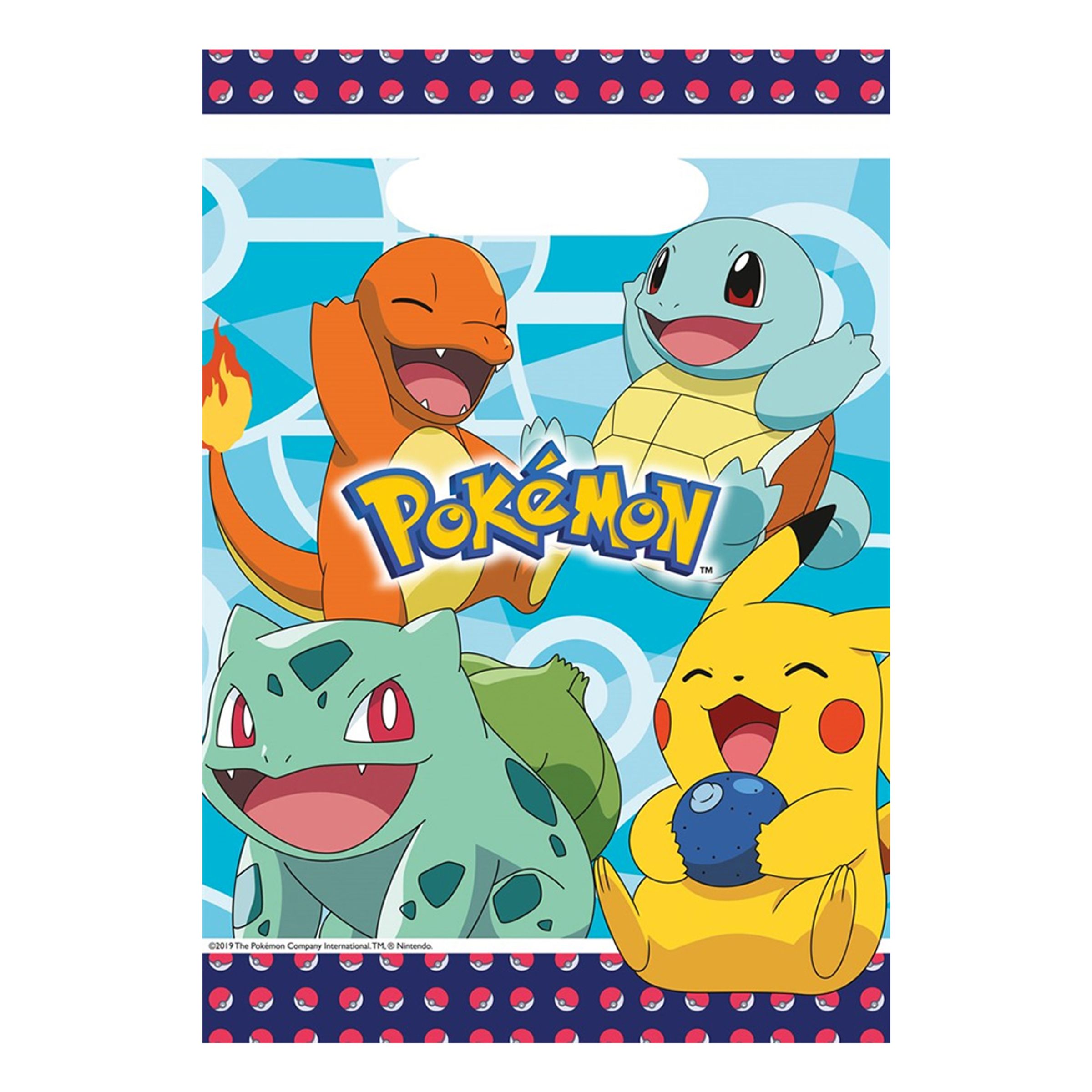 Läs mer om Kalaspåsar Pokémon - 8-pack