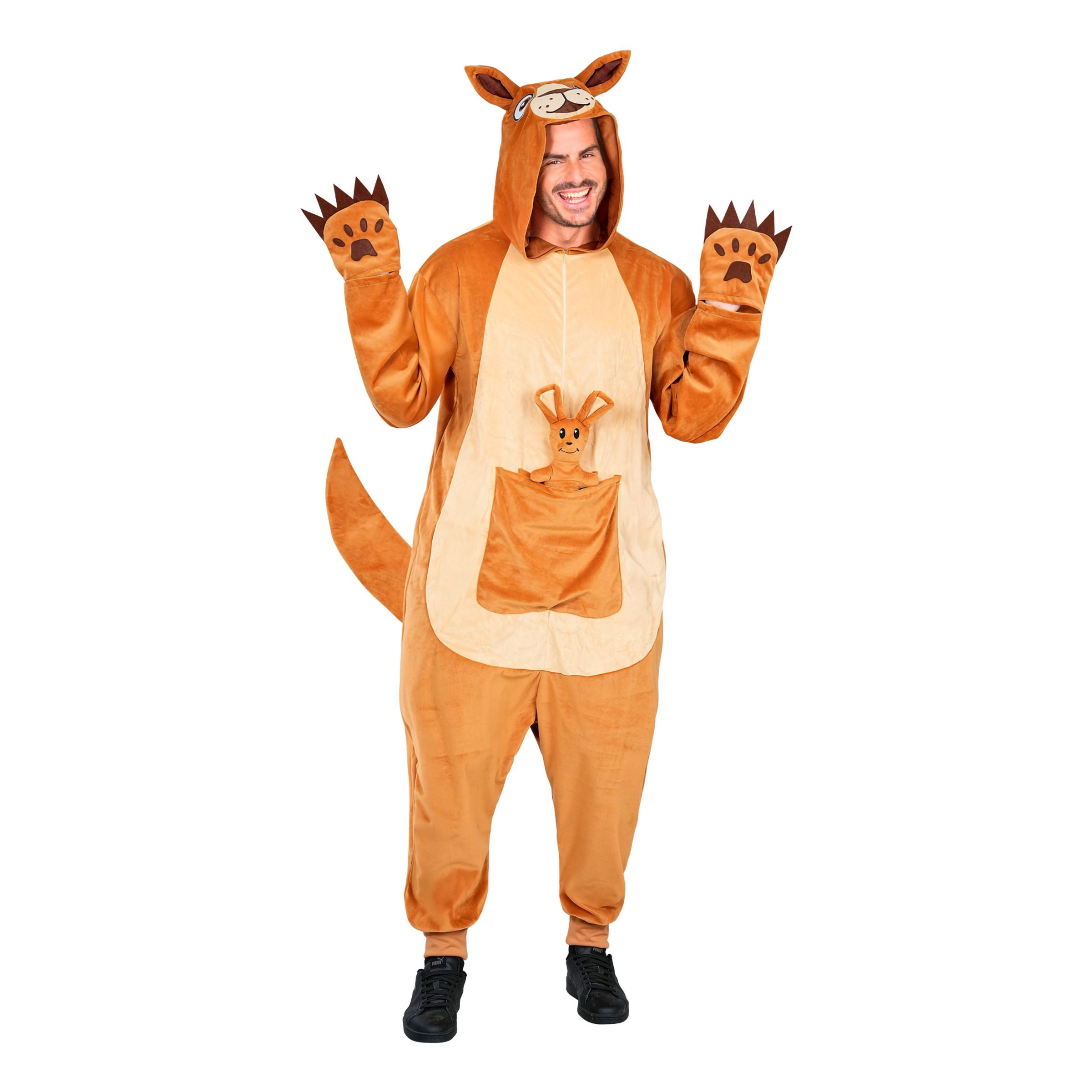 Känguru Onesie Maskeraddräkt - XX-Large | Hem - Maskerad - Maskeraddräkter - Damdräkter | Pryloteket
