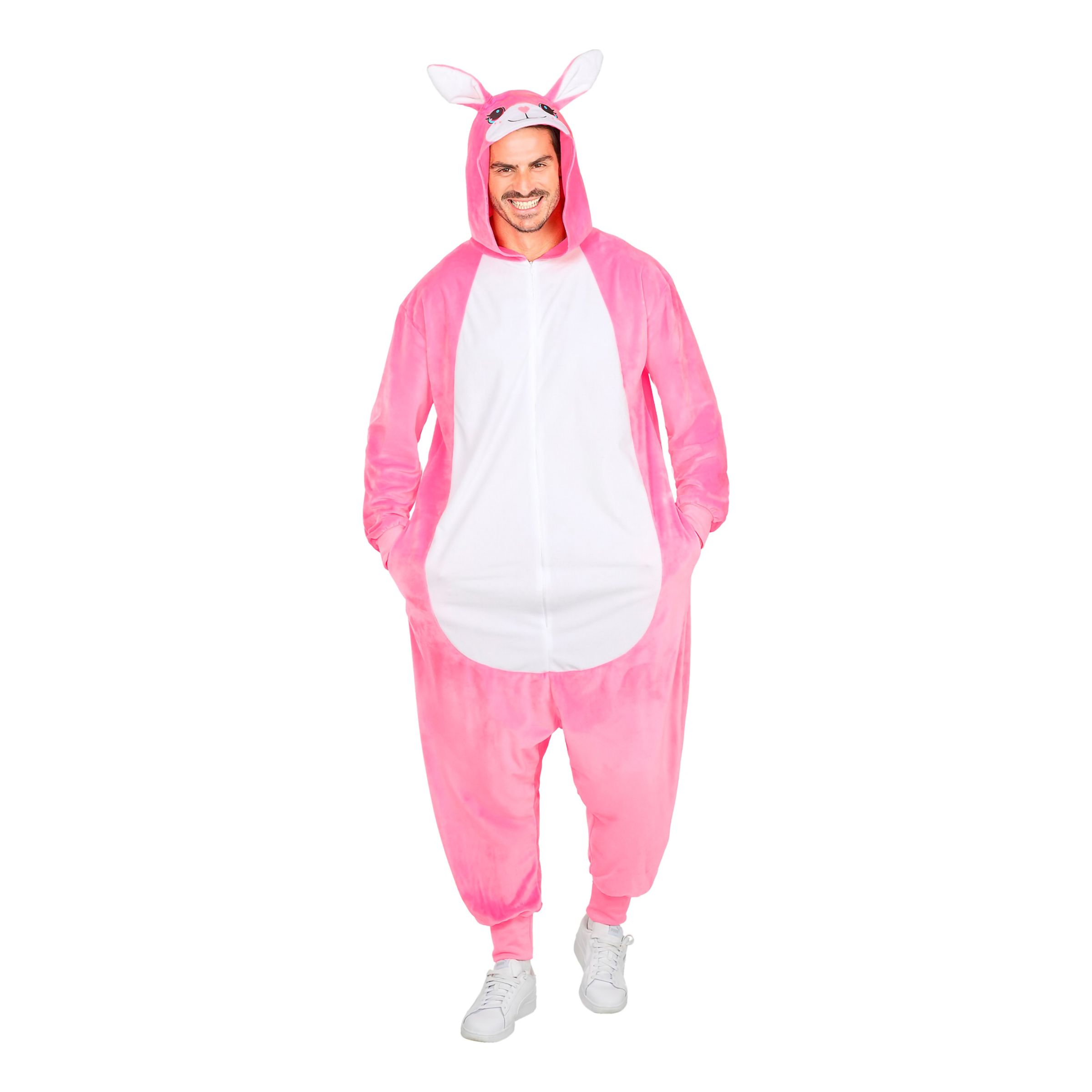 Kanin Rosa Onesie Maskeraddräkt - Small/Medium | Hem - Maskerad - Maskeraddräkter - Damdräkter | Maskeradspecialisten