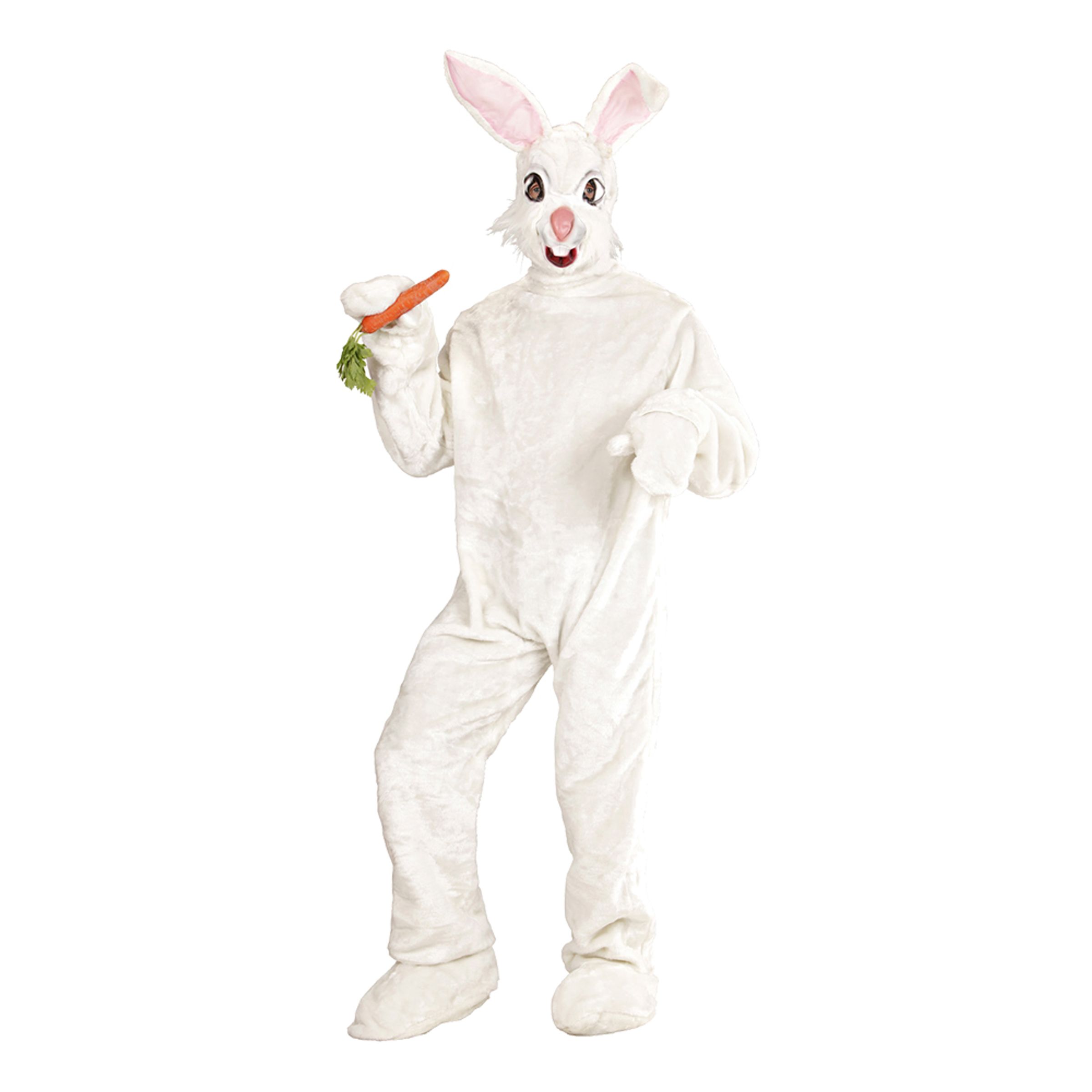 Kanin-produkter - Kanin Vit Deluxe Maskeraddräkt - One size