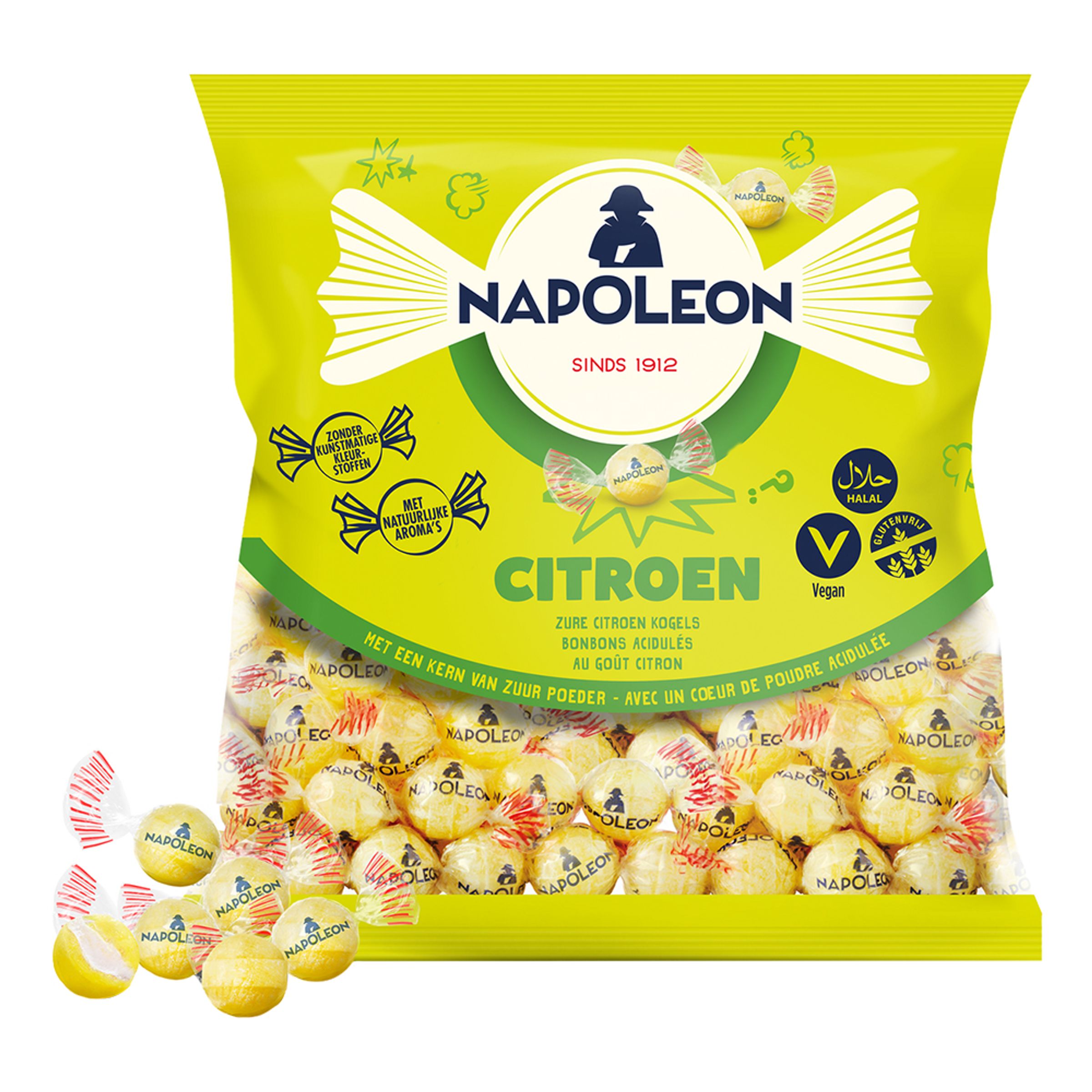 Kanonkulor Citron Storpack - 1 kg