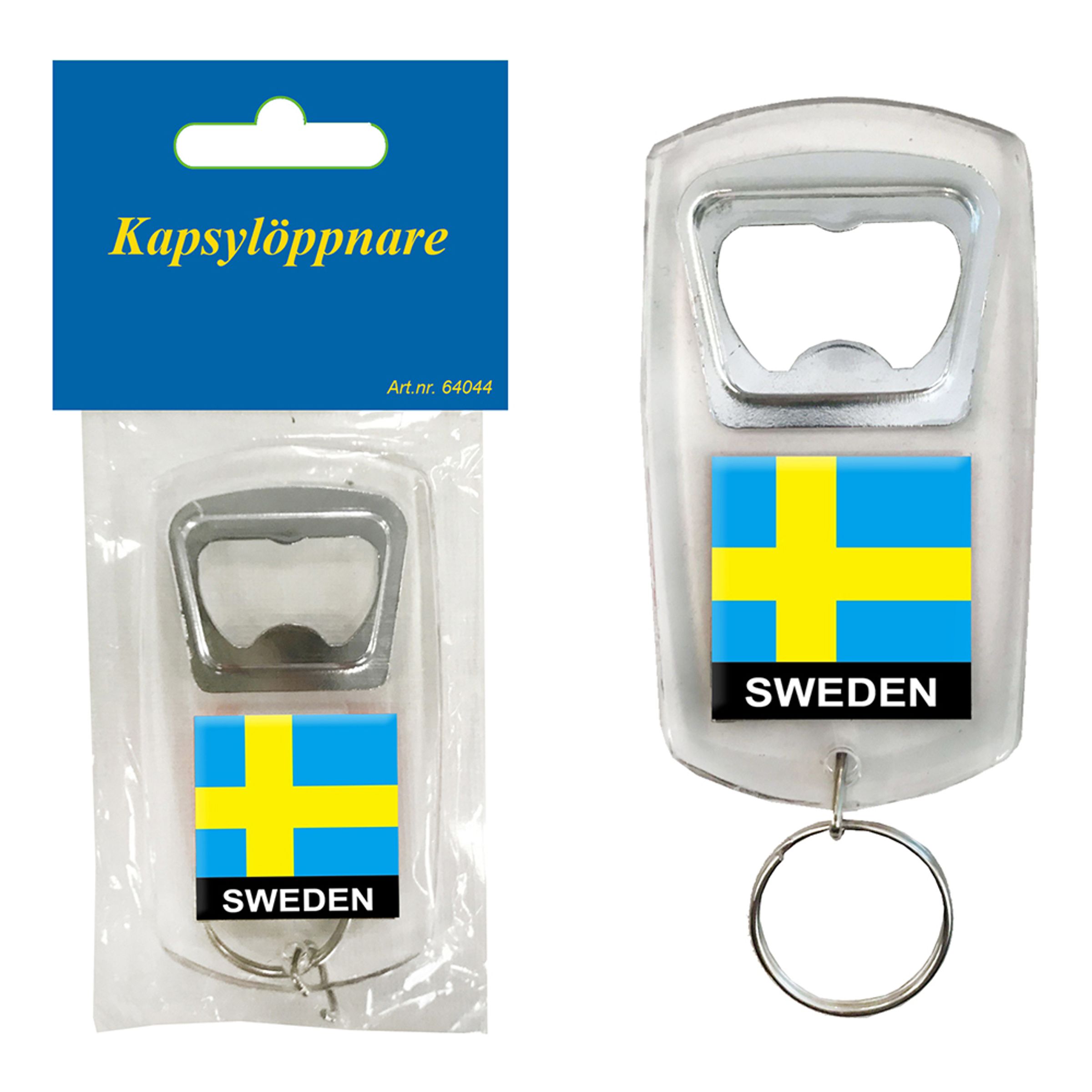 Läs mer om Kapsylöppnare på Nyckelring Sverige - 1-pack