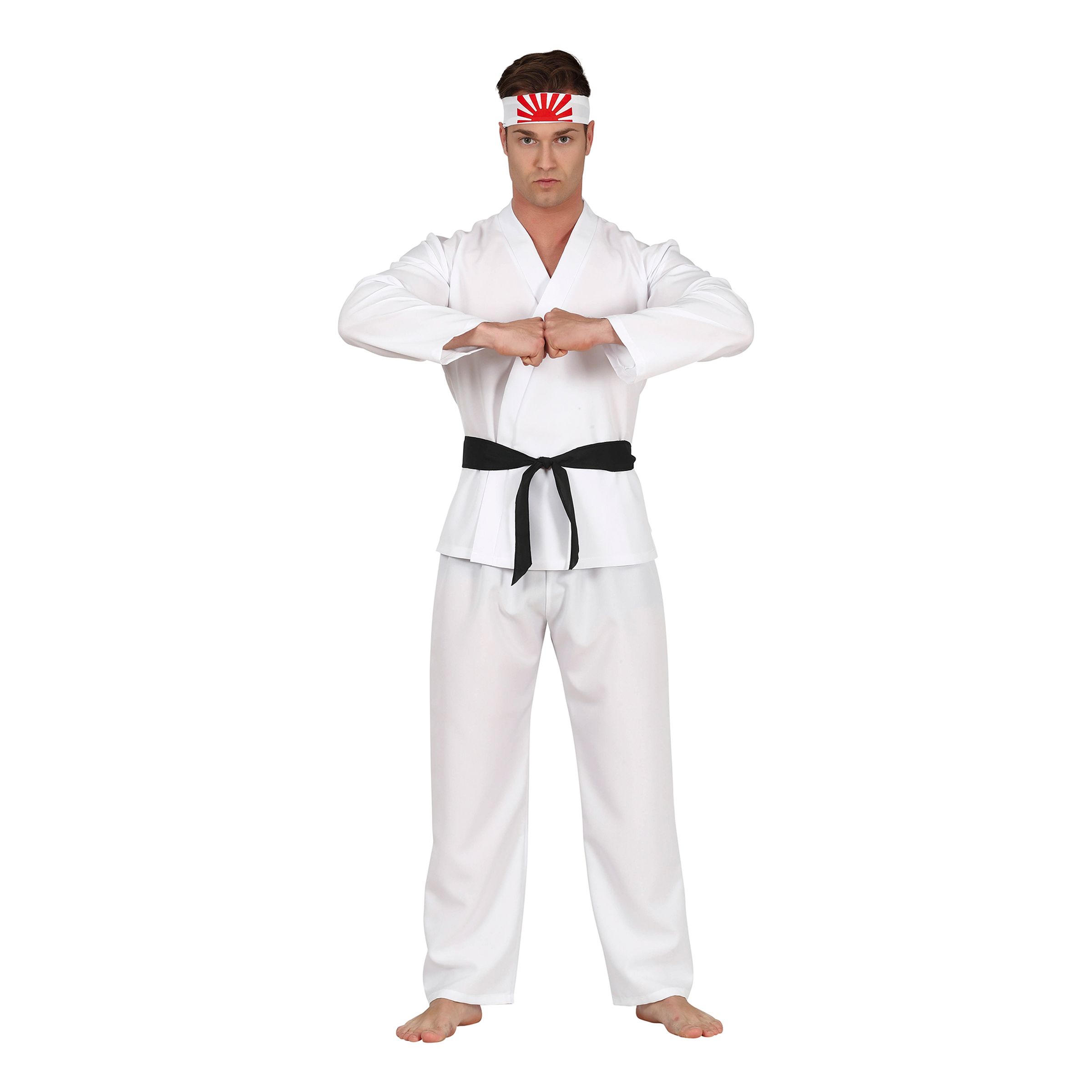 Karate Vit Maskeraddräkt - Large | Hem - Maskerad - Maskeraddräkter - Herrdräkter | Pryloteket