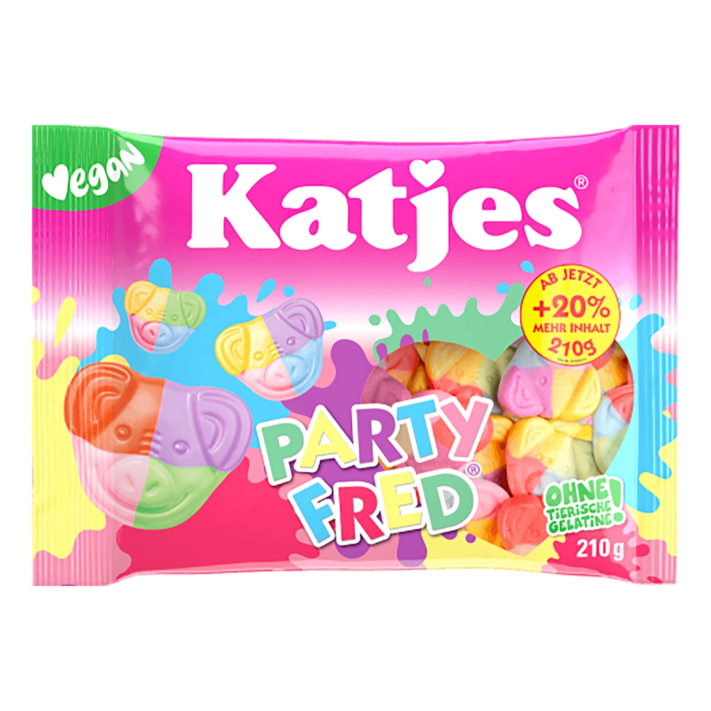 Katjes Party Fred - 210 g | Hem | Pryloteket