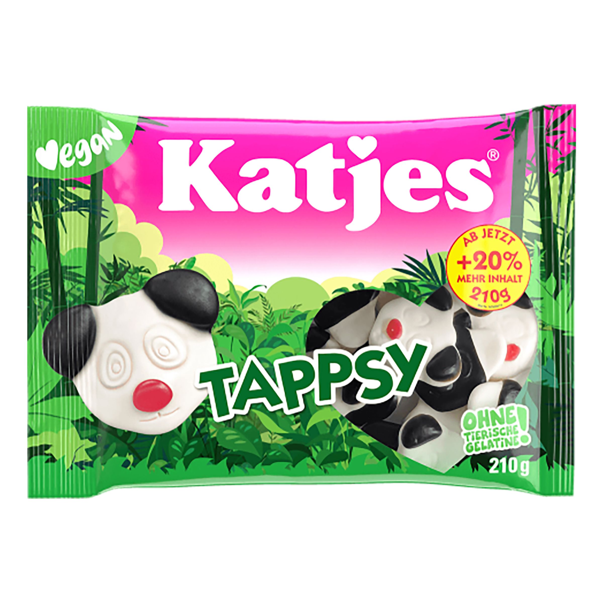 Katjes Tappsy - 210 g | Hem - Godis & Läsk - Godis - Lakrits | Pryloteket