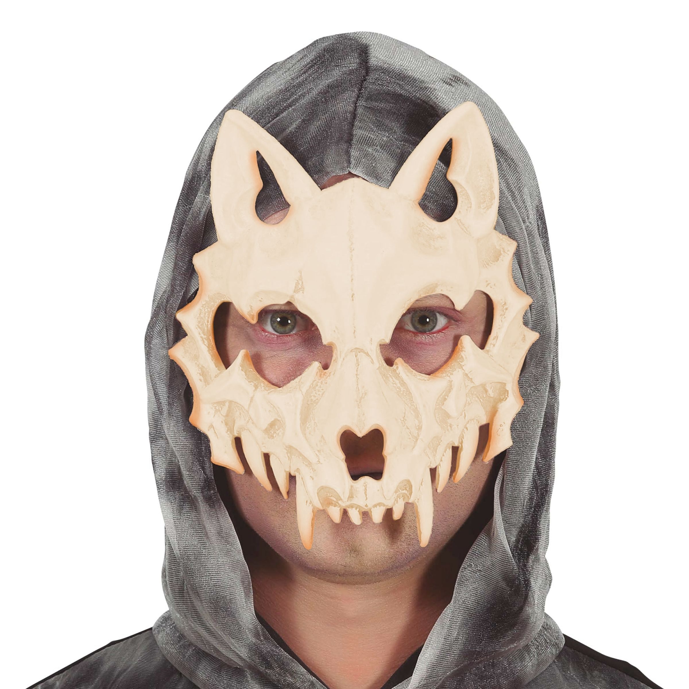 Kattdjur Dödskalle Mask - One size