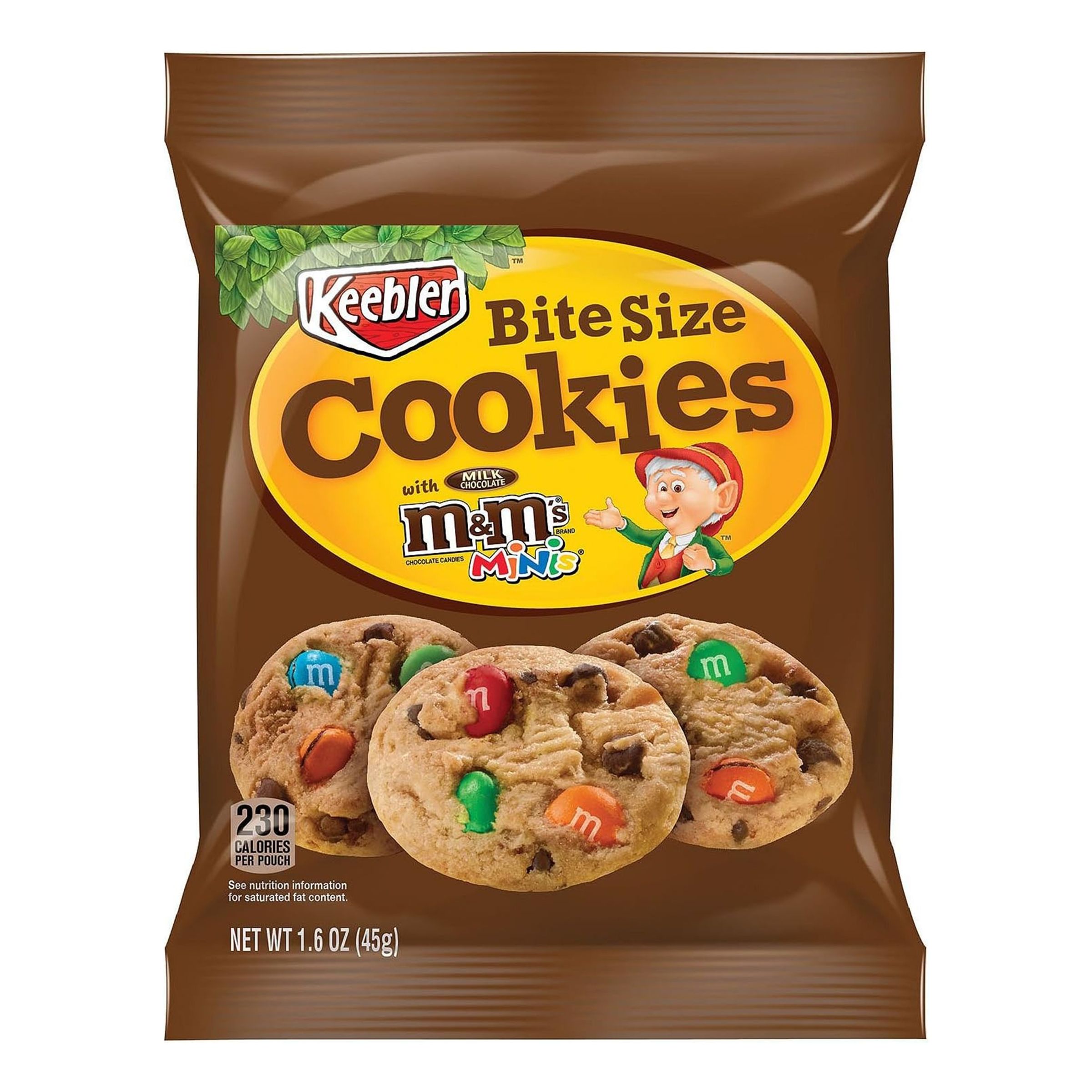 Läs mer om Keebler M&M Minis Cookies - 45 gram