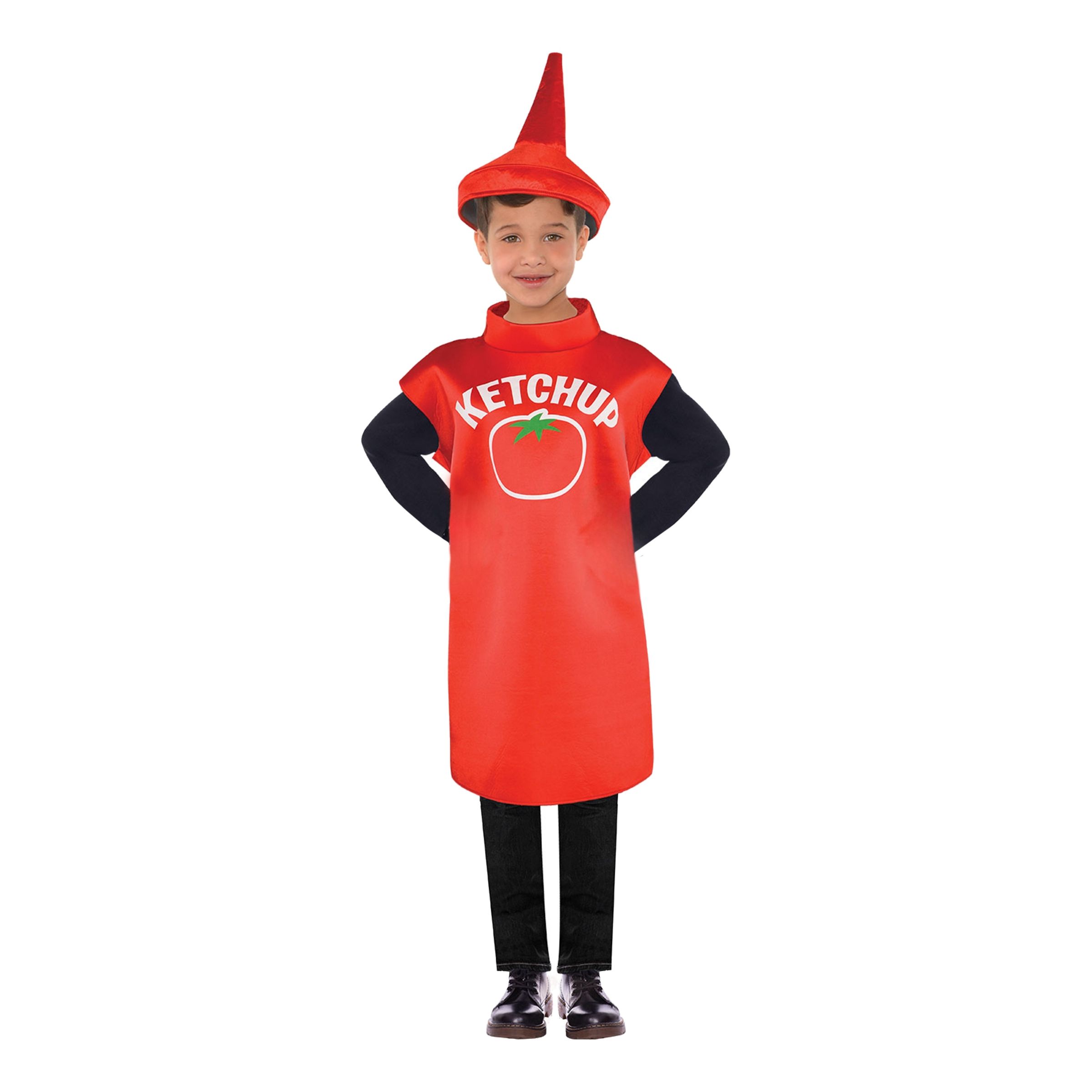 Läs mer om Ketchupflaska Barn Maskeraddräkt - Medium