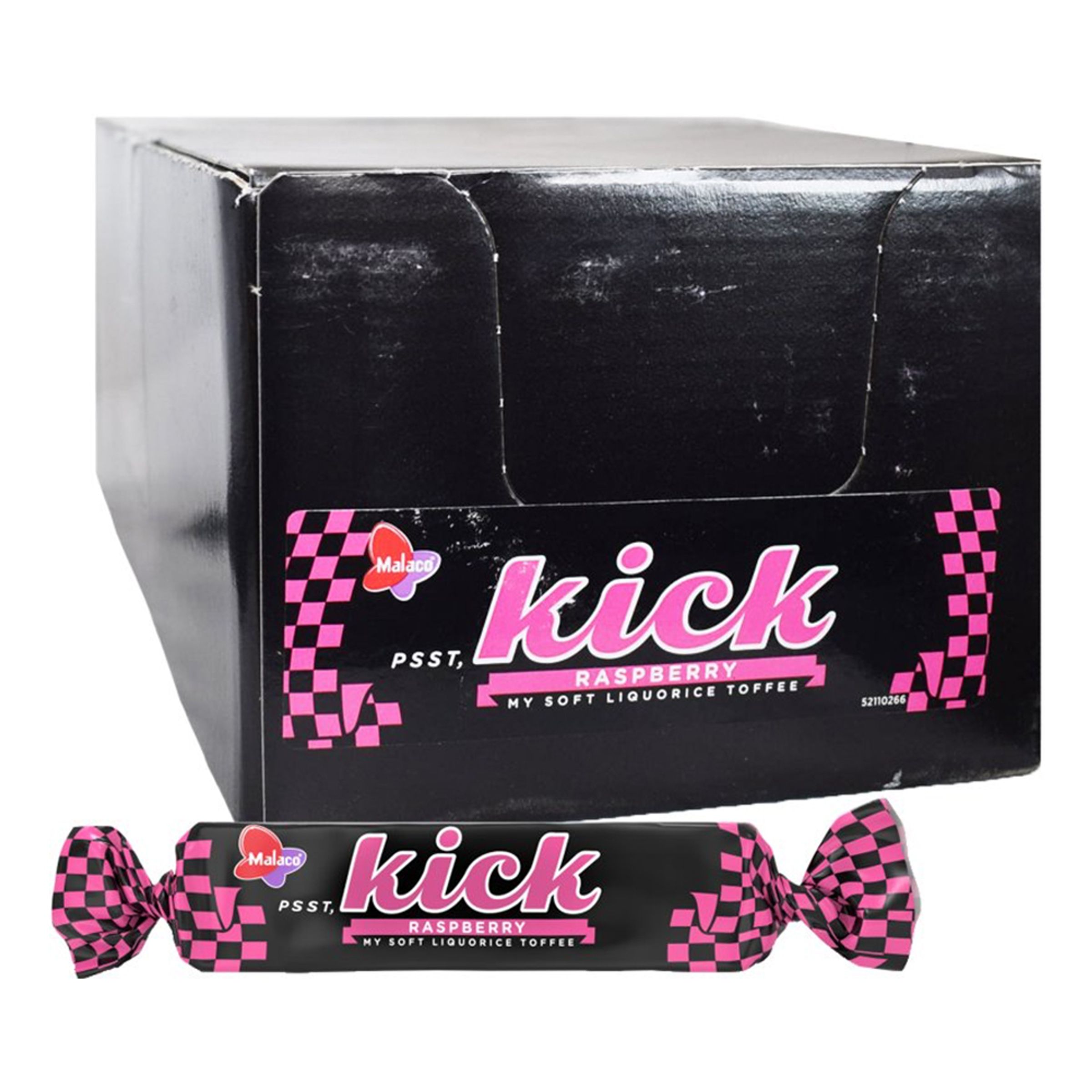 Läs mer om Malaco Kick Raspberry - 100-pack