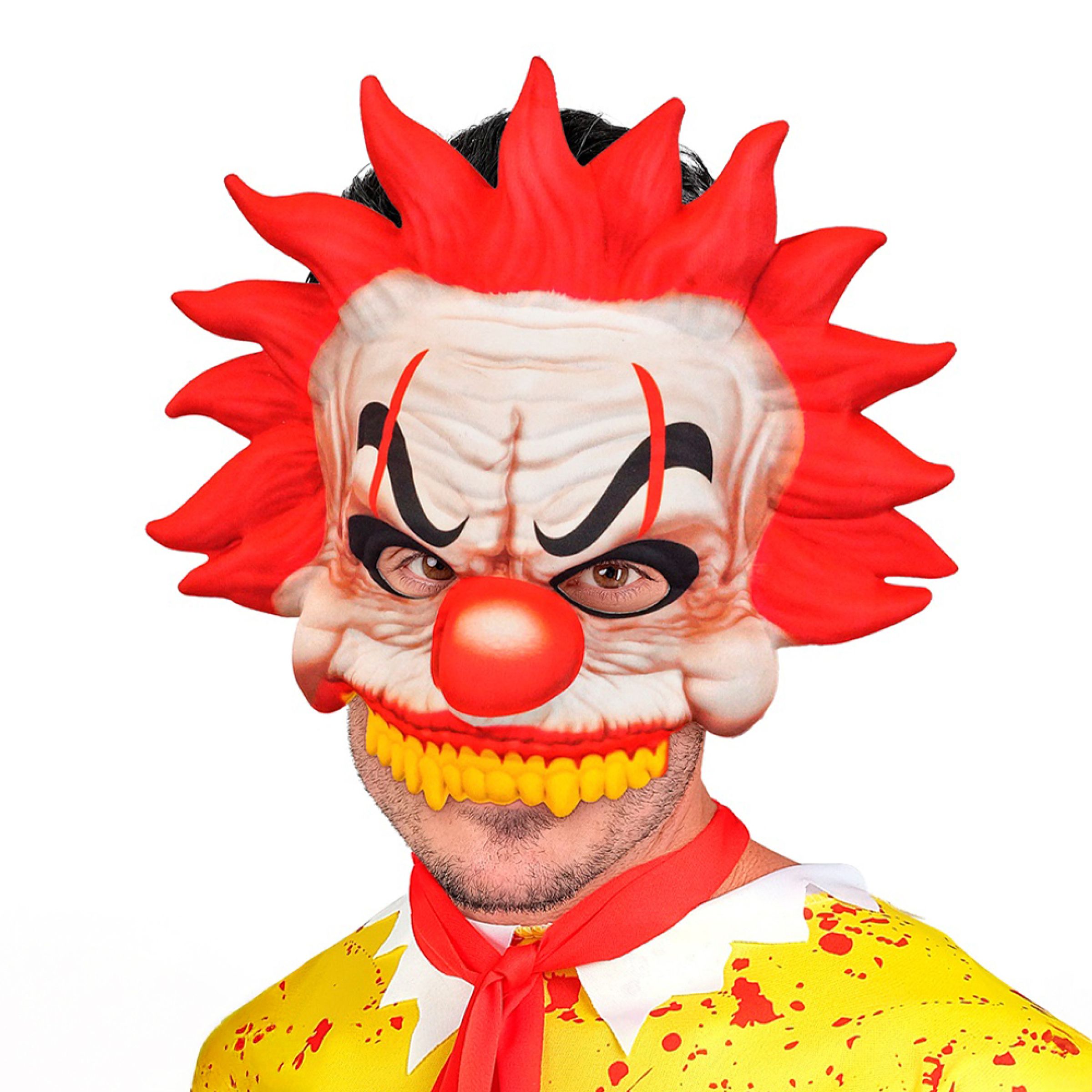 Killer Clown Mask - One size | Hem - Maskerad - Masker - Halloweenmasker | Party Outlet