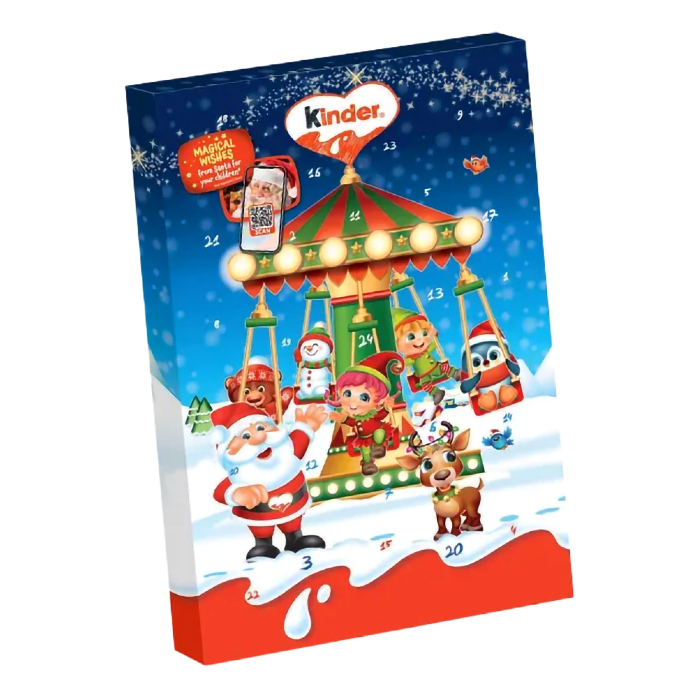 Kinder Chokladkalender - 151 gram | Hem - Godis & Läsk - Godis - Choklad | Maskeradspecialisten