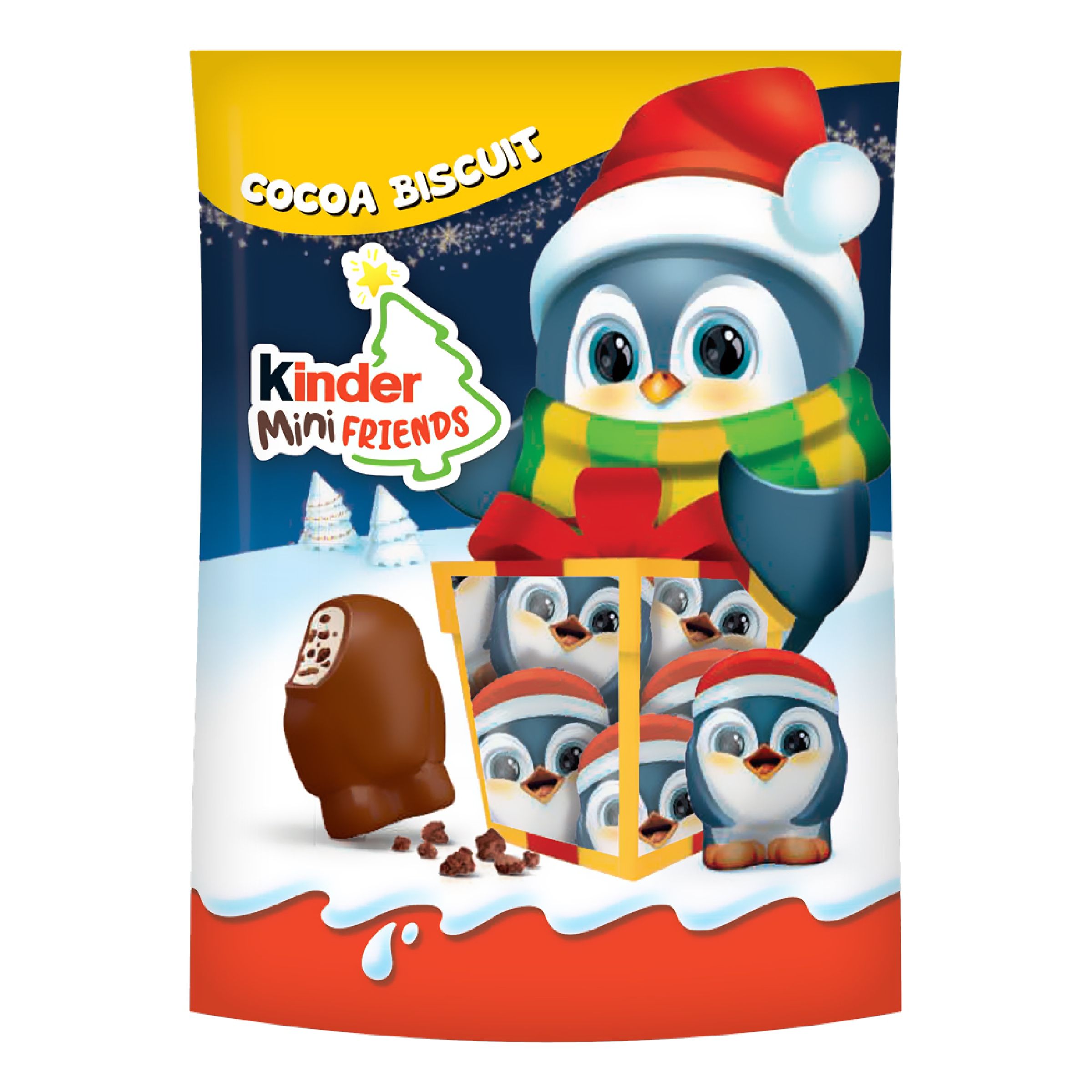 Kinder Mini Friends Biscuit Christmas - 122 gram