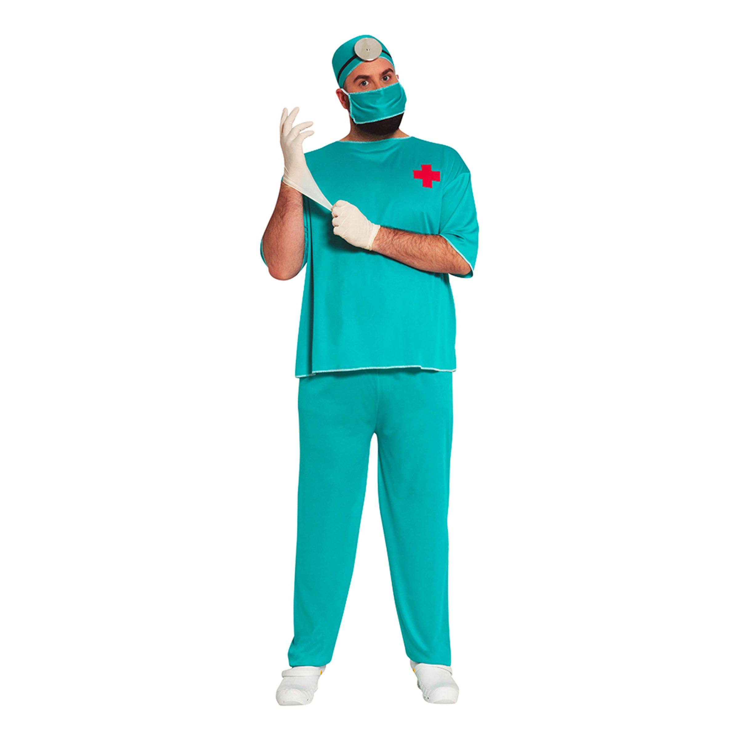 Kirurg Plus-size Maskeraddräkt - Plus-size