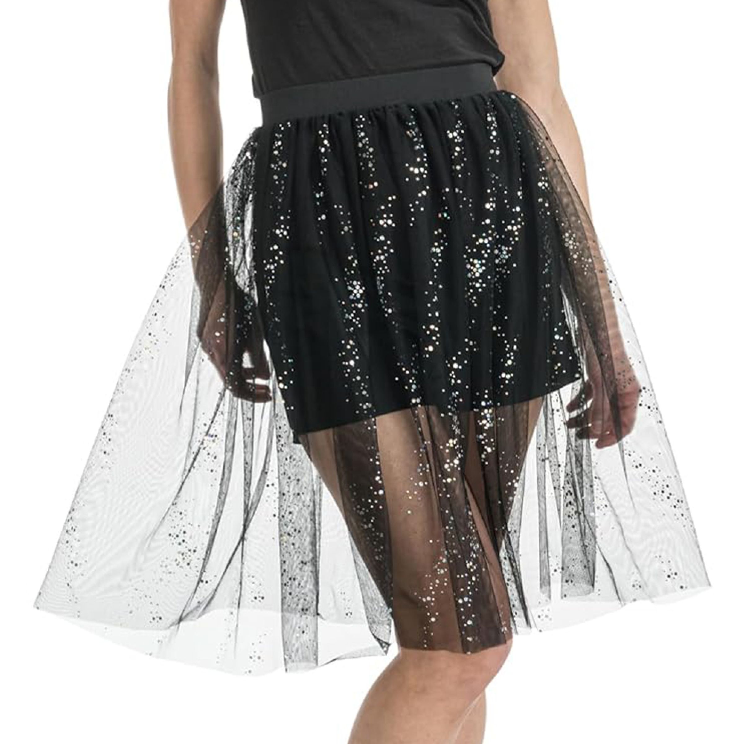 Kjol i Mesh Svart - One size | Hem - Maskerad - Tillbehör - Kjolar | Pryloteket