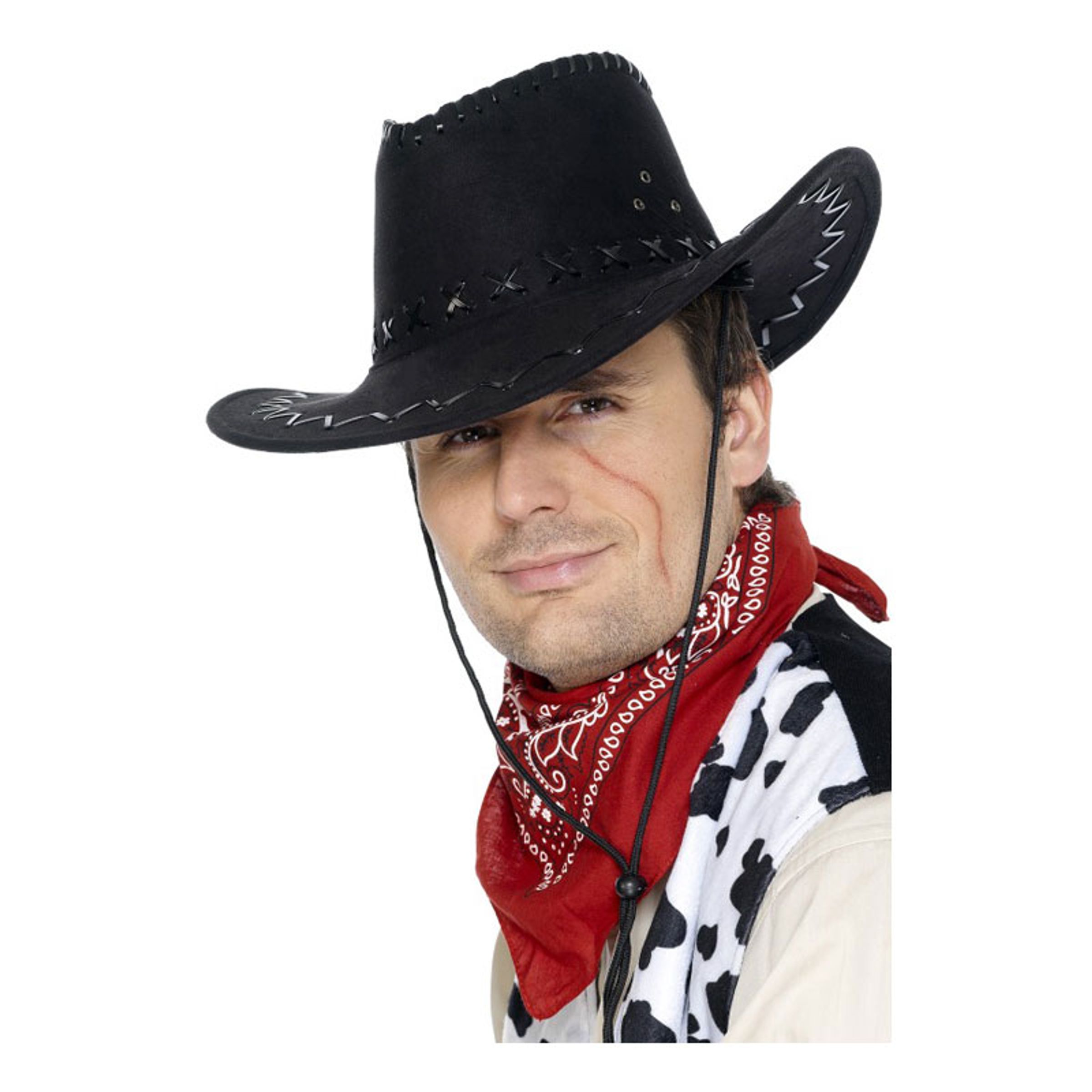 Klassisk Cowboyhatt Svart - One size