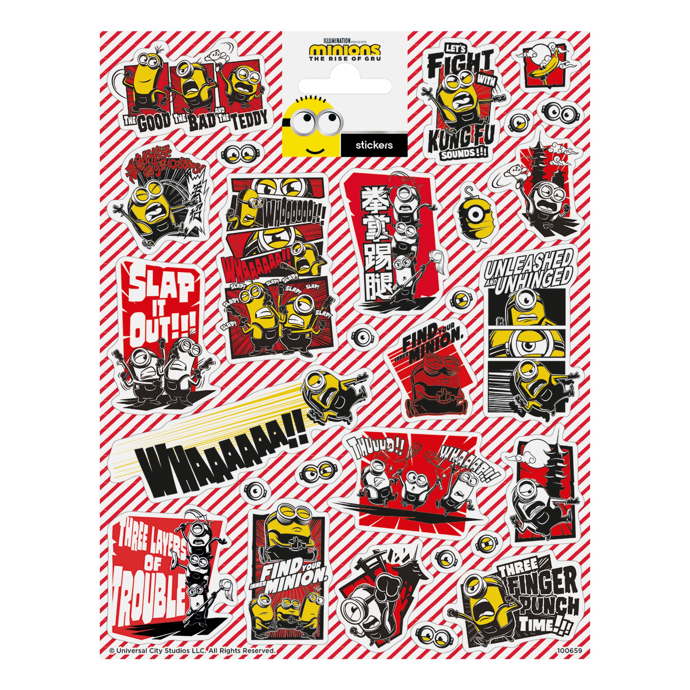 Klistermärken Stora Minions II | Hem - Teman - Barnkalas - Kalasteman - Minions Kalas | Maskeradspecialisten